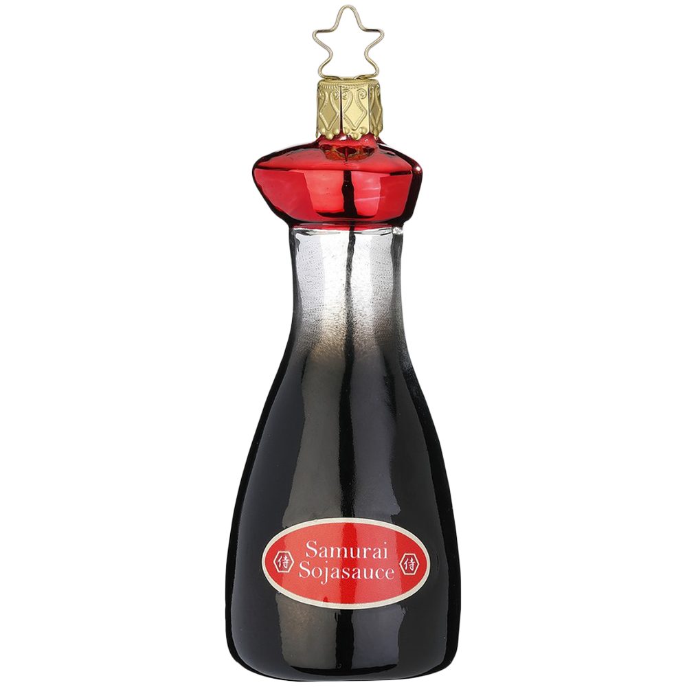 INGE-GLAS® Christbaumschmuck Sushi Sojasauce (1-tlg), mundgeblasen, handbemalt