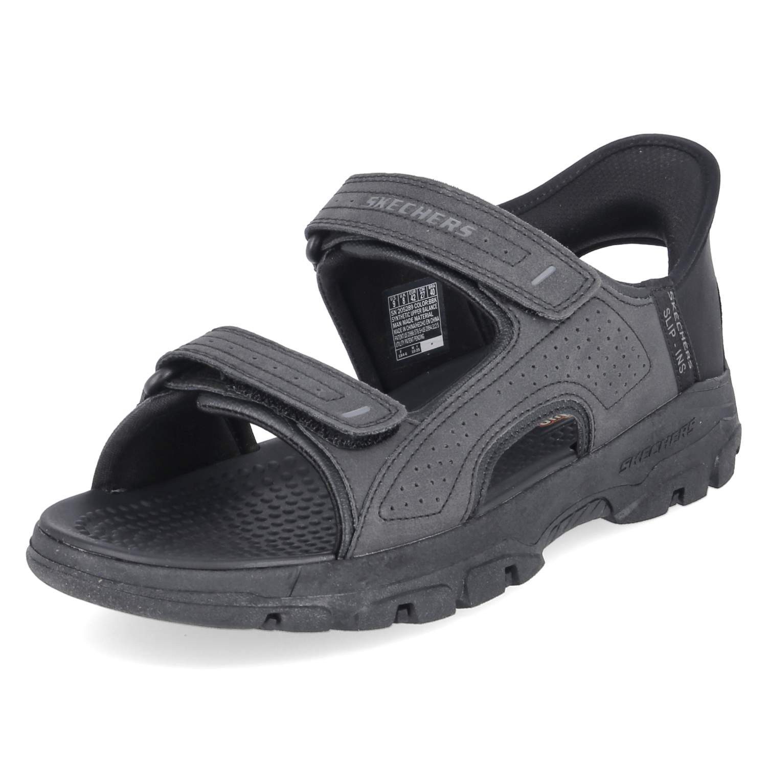 Skechers Skechers 205289 BBK Herren Synthetik black Sandalette