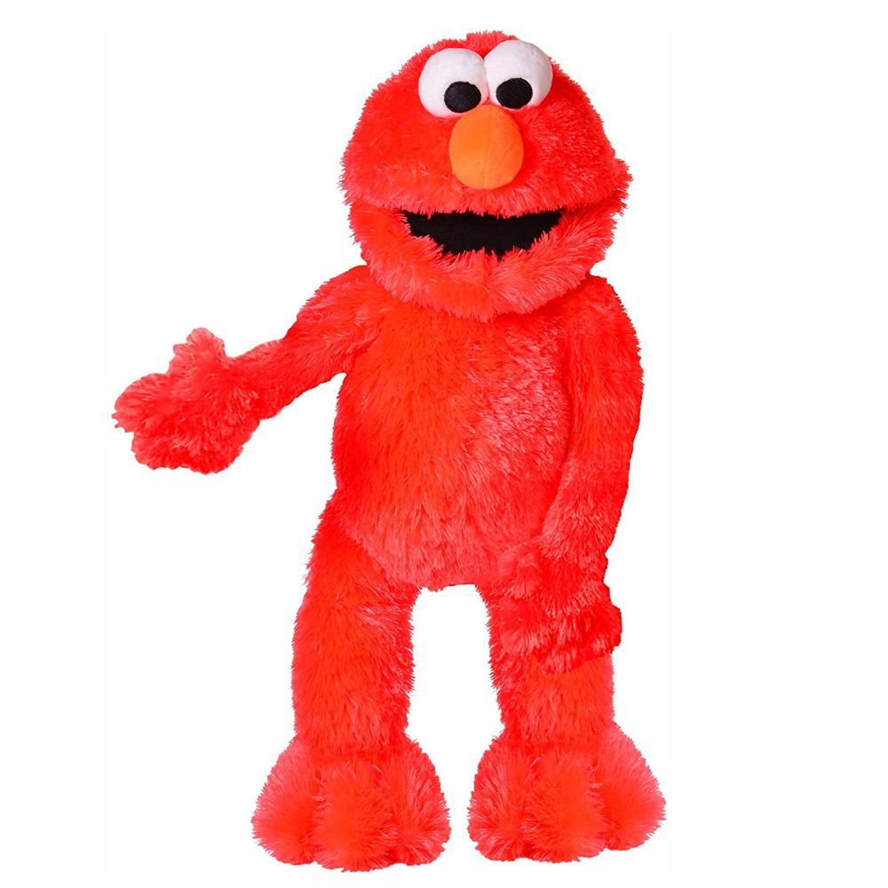 Sesamstrasse Handpuppe Elmo Hand-Puppe Sesamstrasse 45 cm Plüsch-Figur Kuschel-Tier