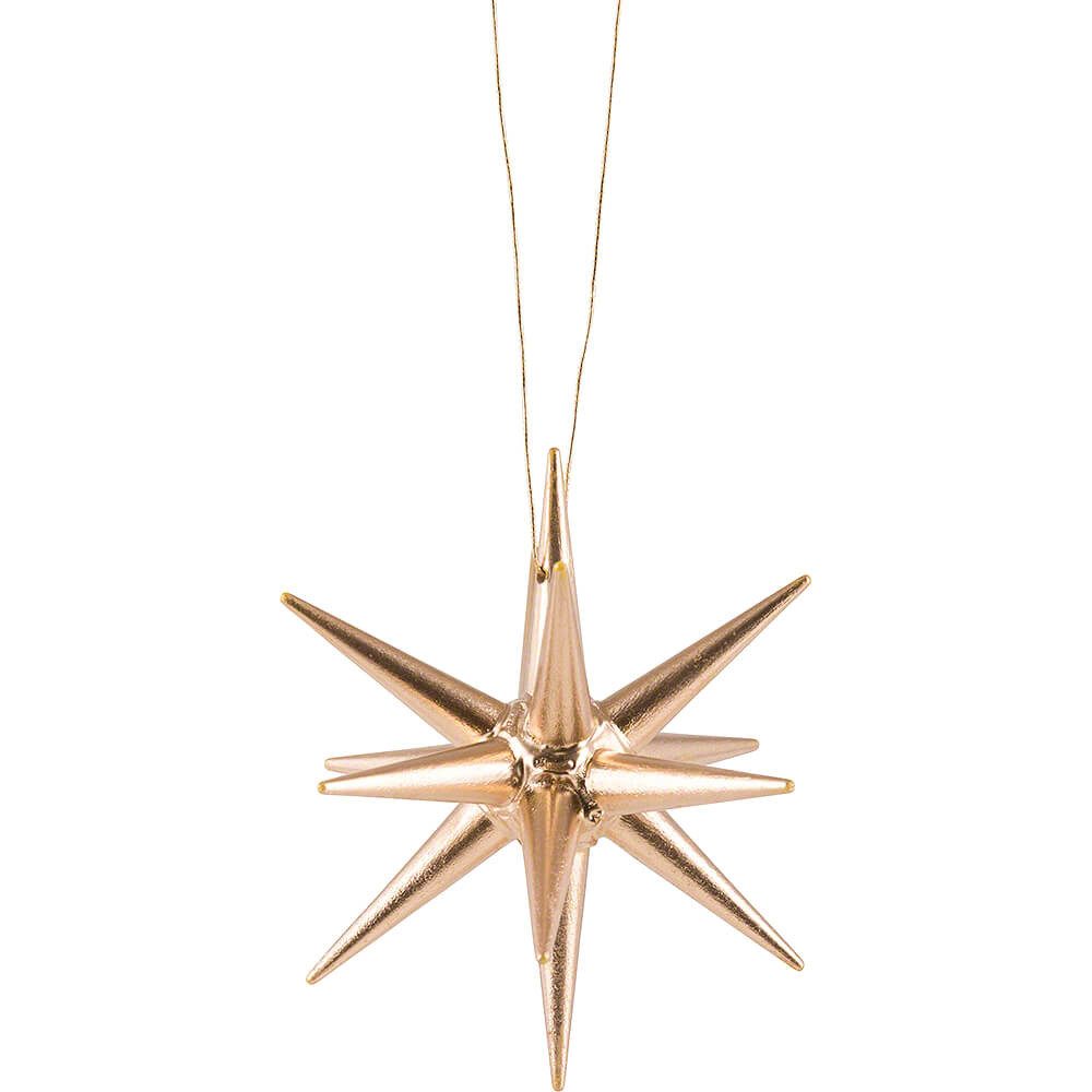 Albin Preissler Dekohänger Christbaumschmuck Weihnachtsstern gold (7cm) von Albin Preissler