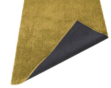 Teppich TOUCH, Gold, 60 x 110 cm, Polyester, Uni, Balta Rugs, rechteckig, Höhe: 20 mm