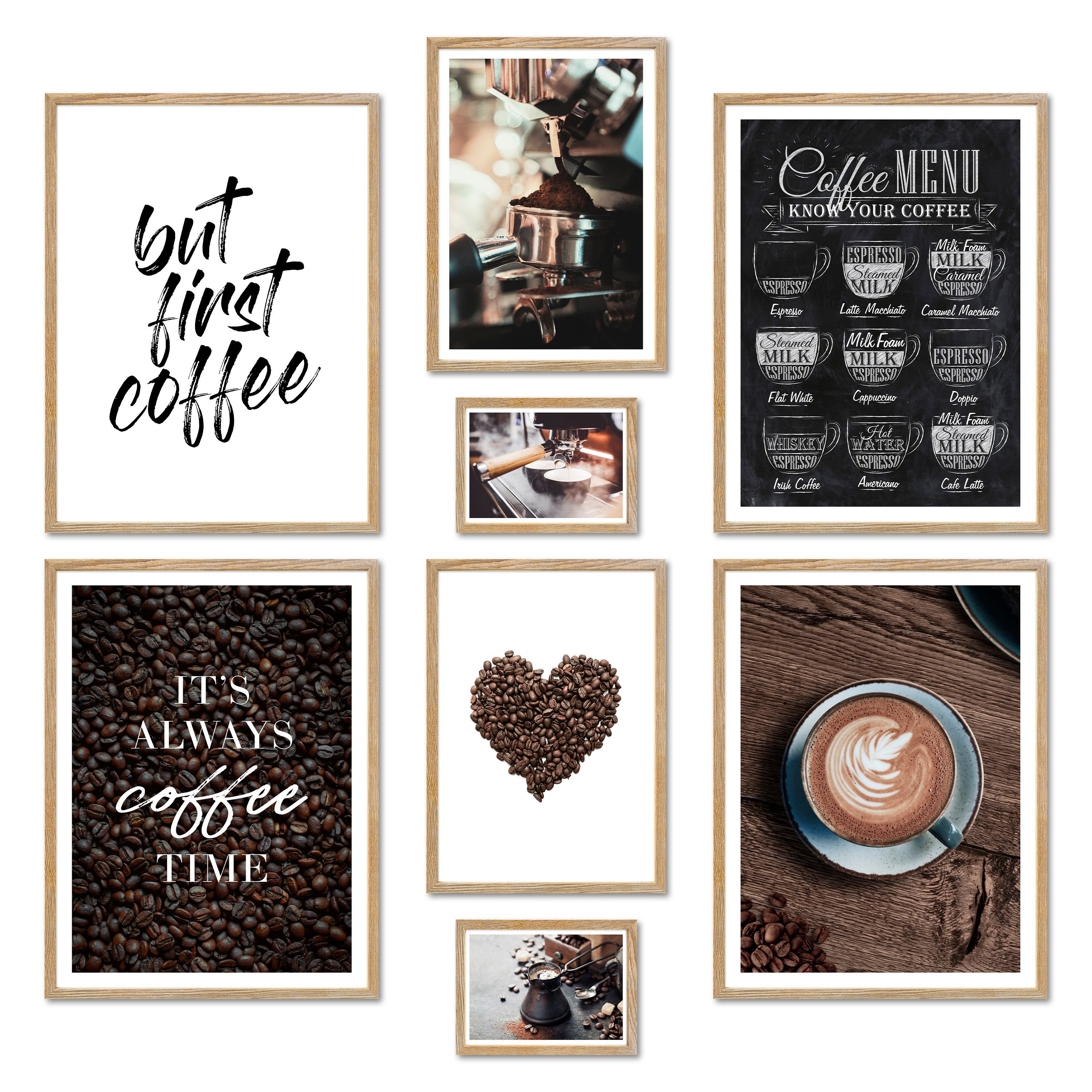 ARTFAVES Bilder-Collage Poster Set - COFFEE günstig online kaufen