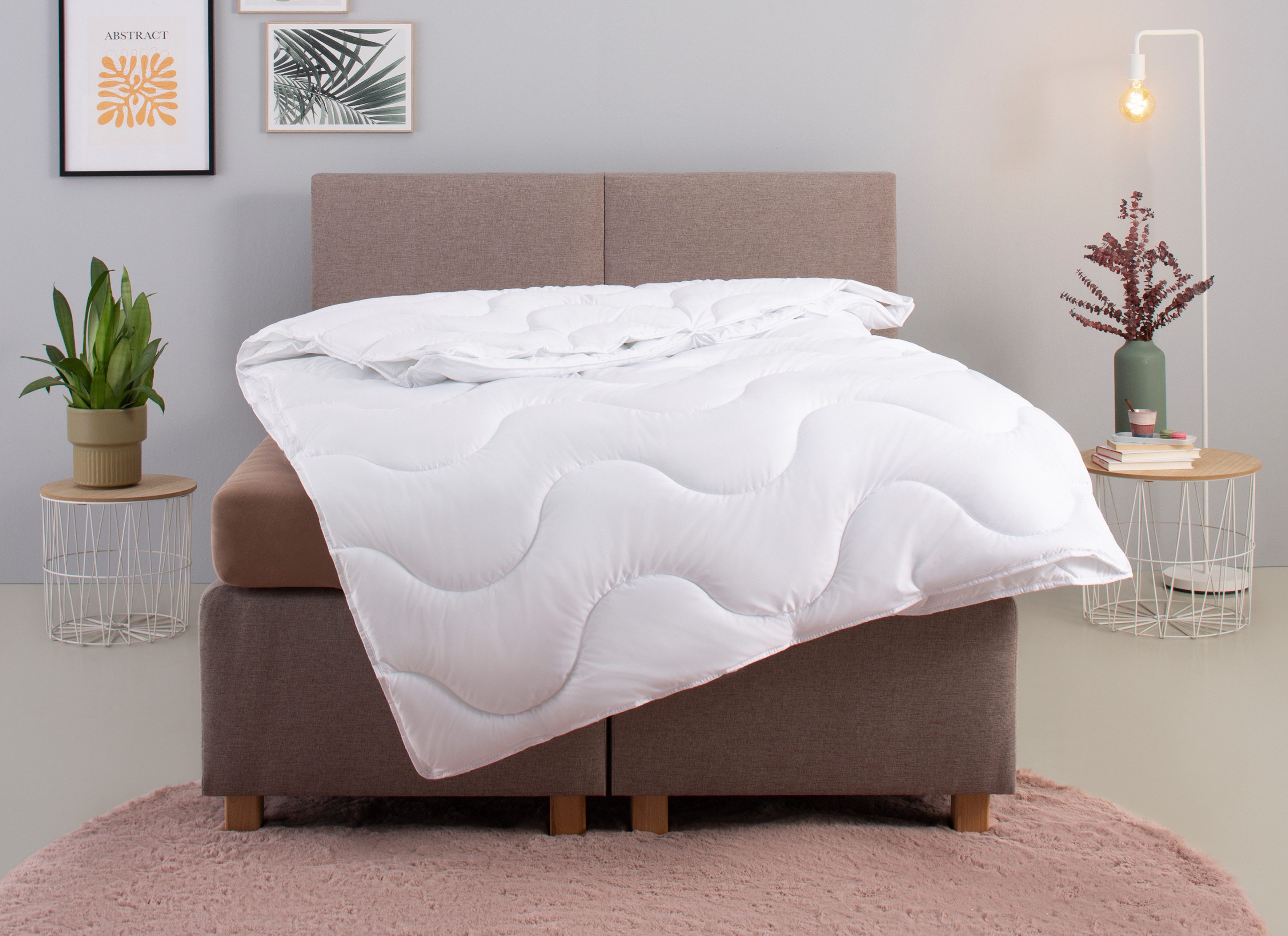 my home Microfaserbettdecke NEUHEIT Mailo Bettdecke 135x200 cm, 155x220 cm, Füllung: Polyester, Bezug: Microfaser-Feinbatist, Sommer, Winter, Decke, kuschelweicher Microfaser-Feinbatist Bezug