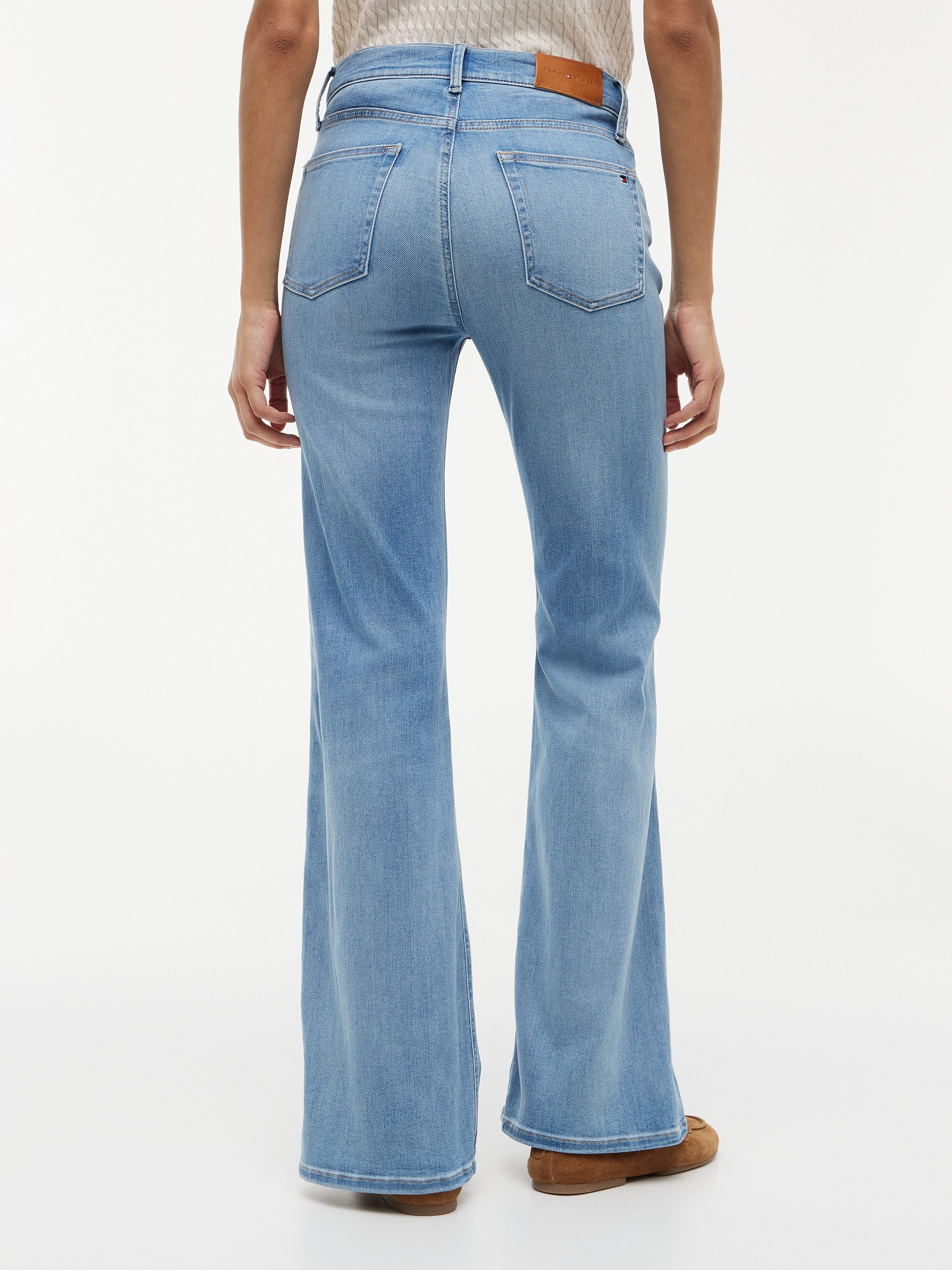Tommy Hilfiger Bootcut-Jeans FLARE KATY RW Baumwollmischung, Stretch, in ausgestellter Form