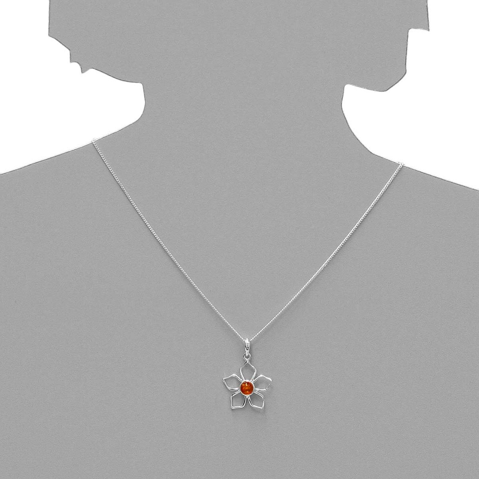 OSTSEE-SCHMUCK Kettenanhänger Ostsee-Schmuck Anhänger Blüte Anhänger günstig online kaufen