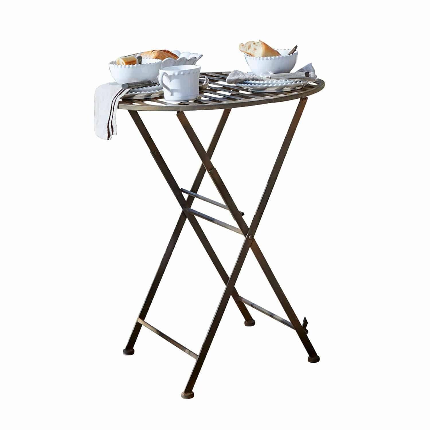 Mirabeau Gartentisch Tisch Brignoles antikschwarz