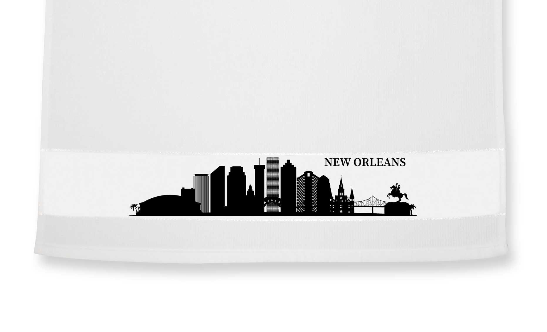 Stadtmeister Geschirrtuch die Orleans Skyline New