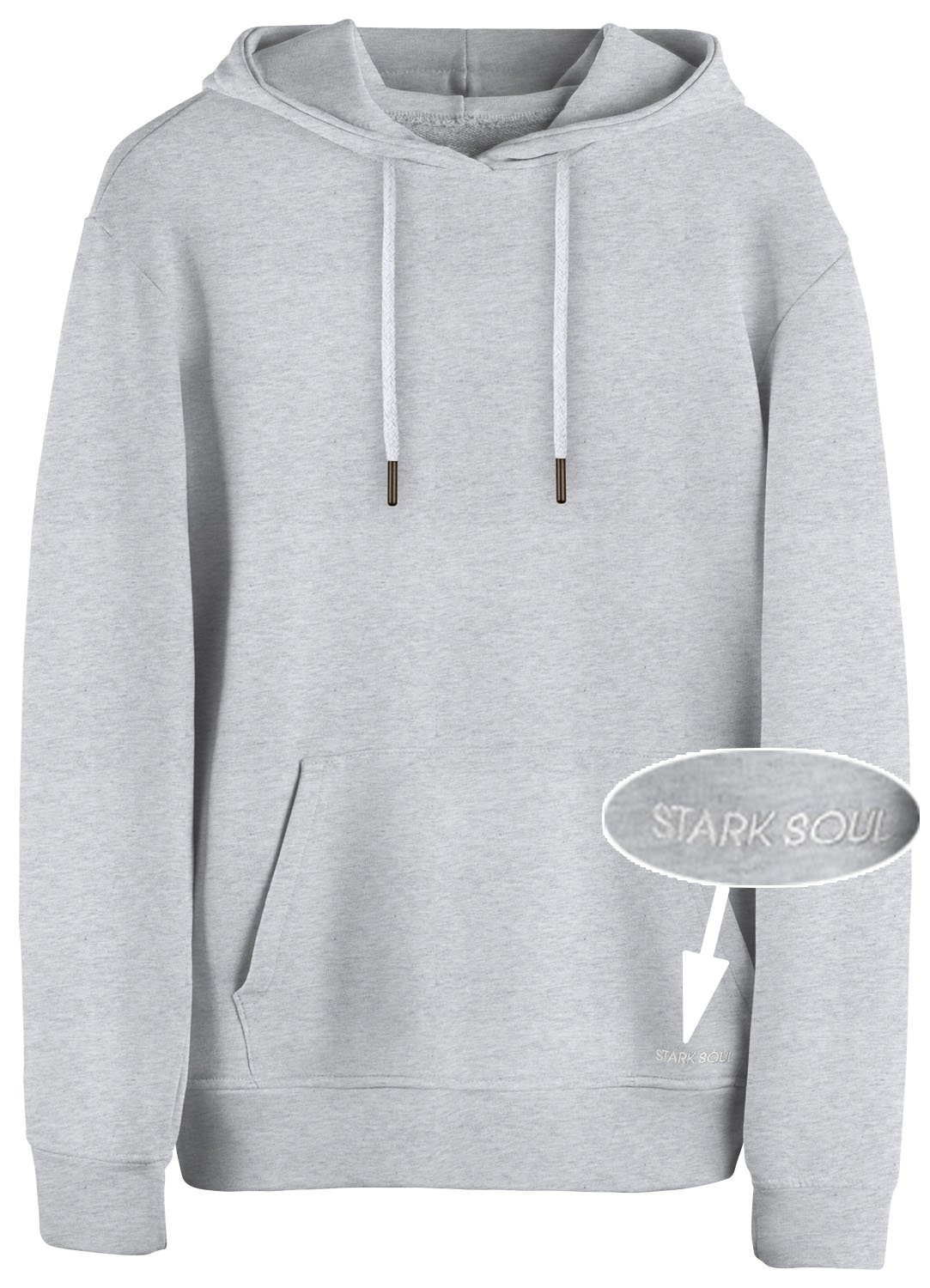 Stark Soul® Hoodie Stark Soul Hoodie Blank - Kapuzen-Sweater Unisex, 270 gsm