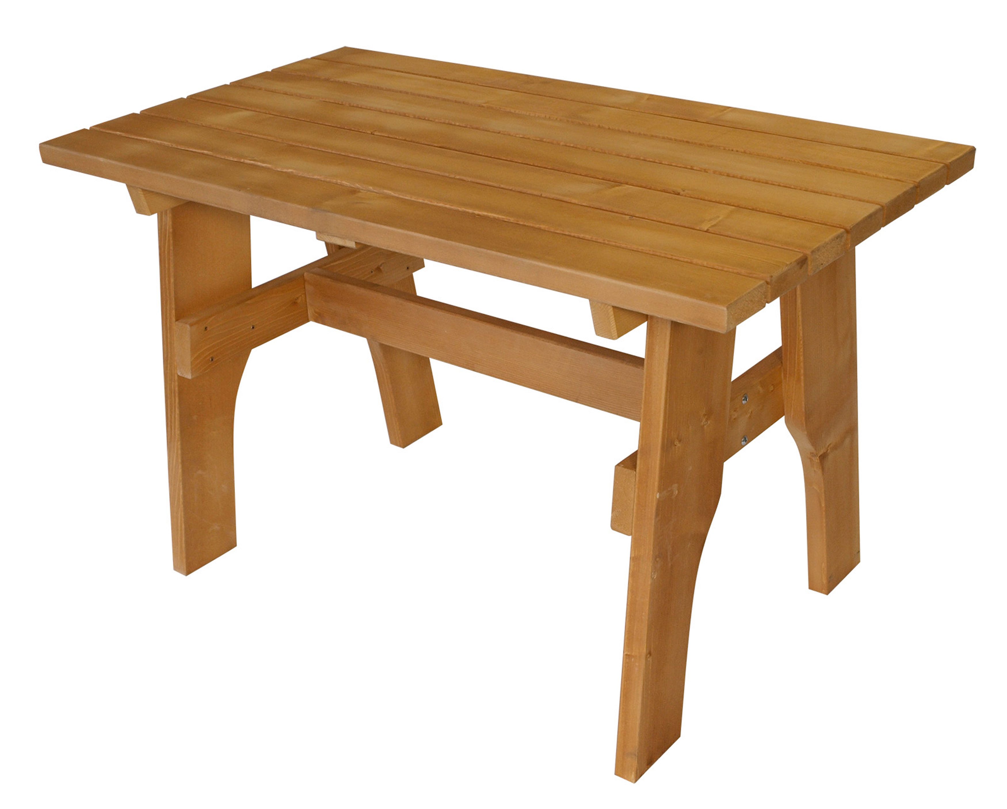 TPFGarden Gartentisch Drieburg (1-St., Robuster Garten Holztisch Outdoor Garten-Esstisch 120x72cm), Holz (aus massivem Kiefernholz) - Hochwertige Verarbeitung