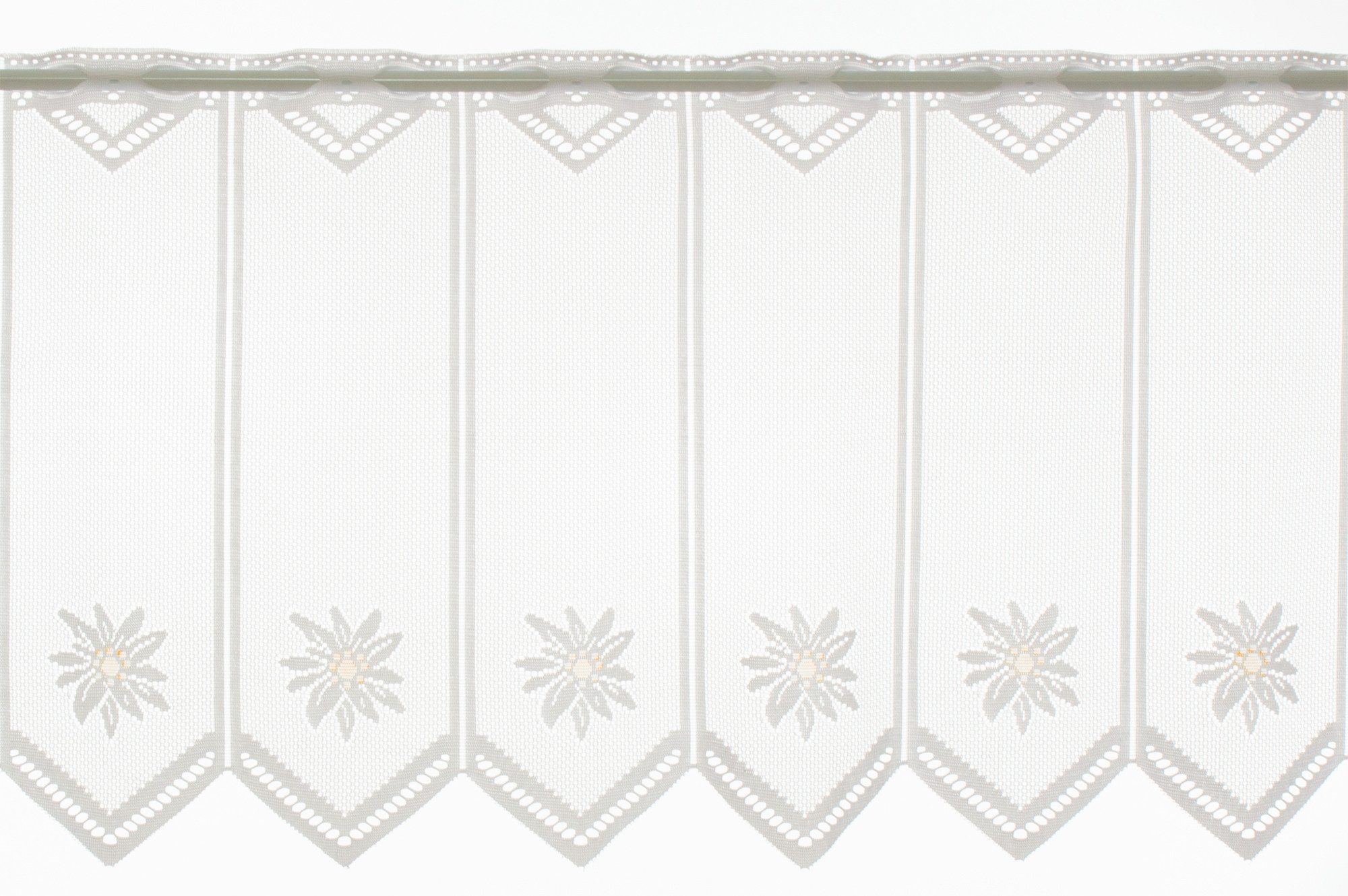 Gardinen Kranzusch Scheibengardine nach Maß Jacquard günstig online kaufen