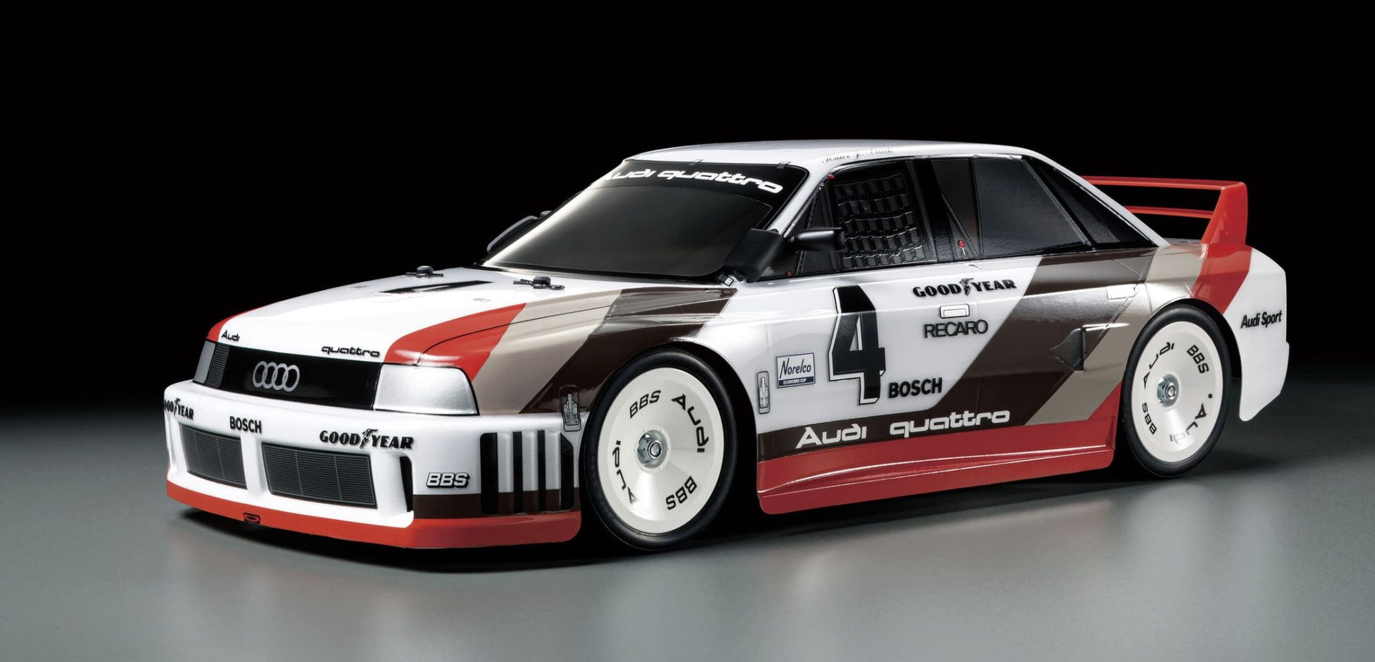 RC-Auto Tamiya 1:10 RC Audi 90 quattro Racing TT-02 Kit Bausatz