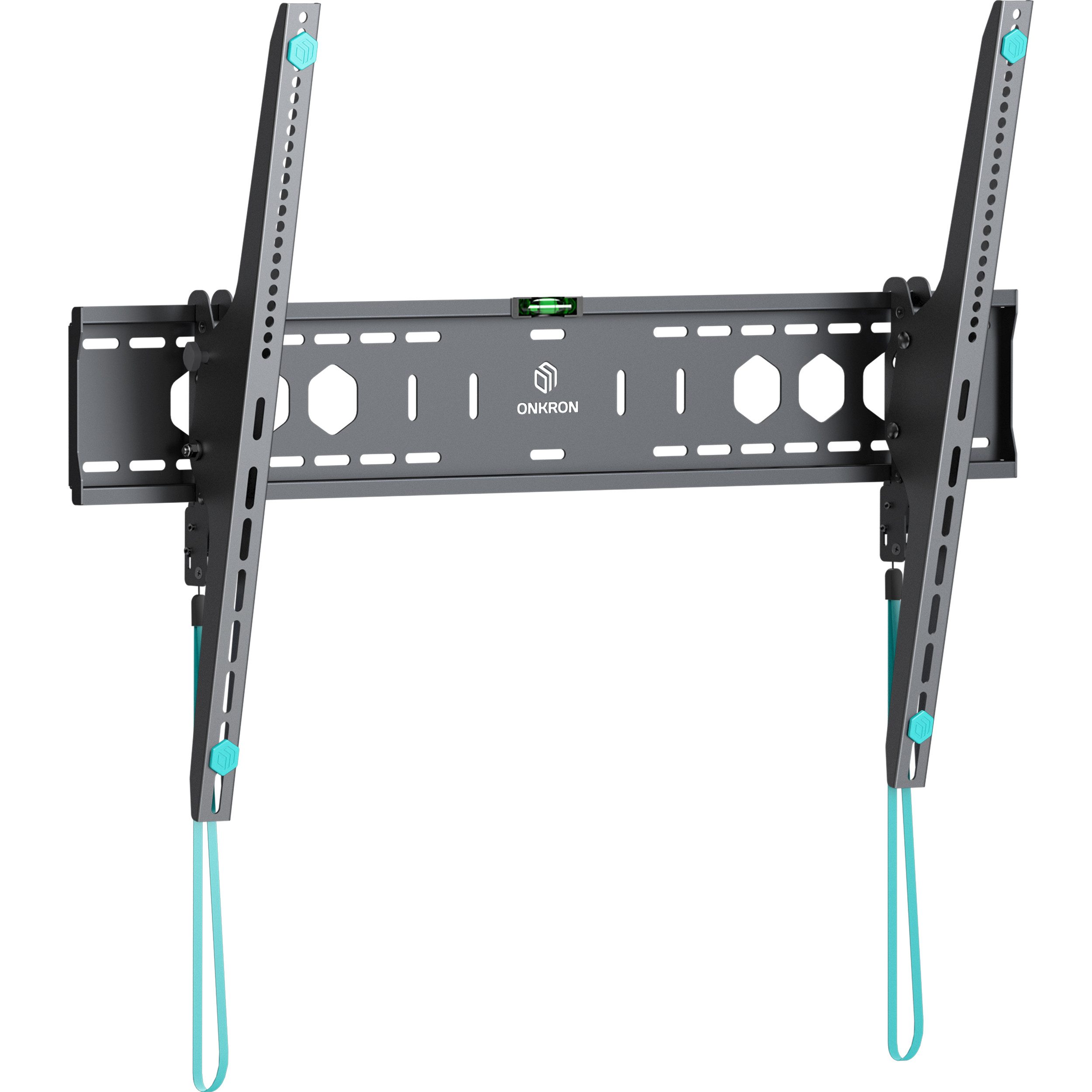 ONKRON TV-Wandhalterung 60-110 Zoll, bis 120 kg, VESA 200x200-900x600, UT12-B, (bis 110,00 Zoll, neigbar, flach, ultra slim, Click’n’Pull-System)