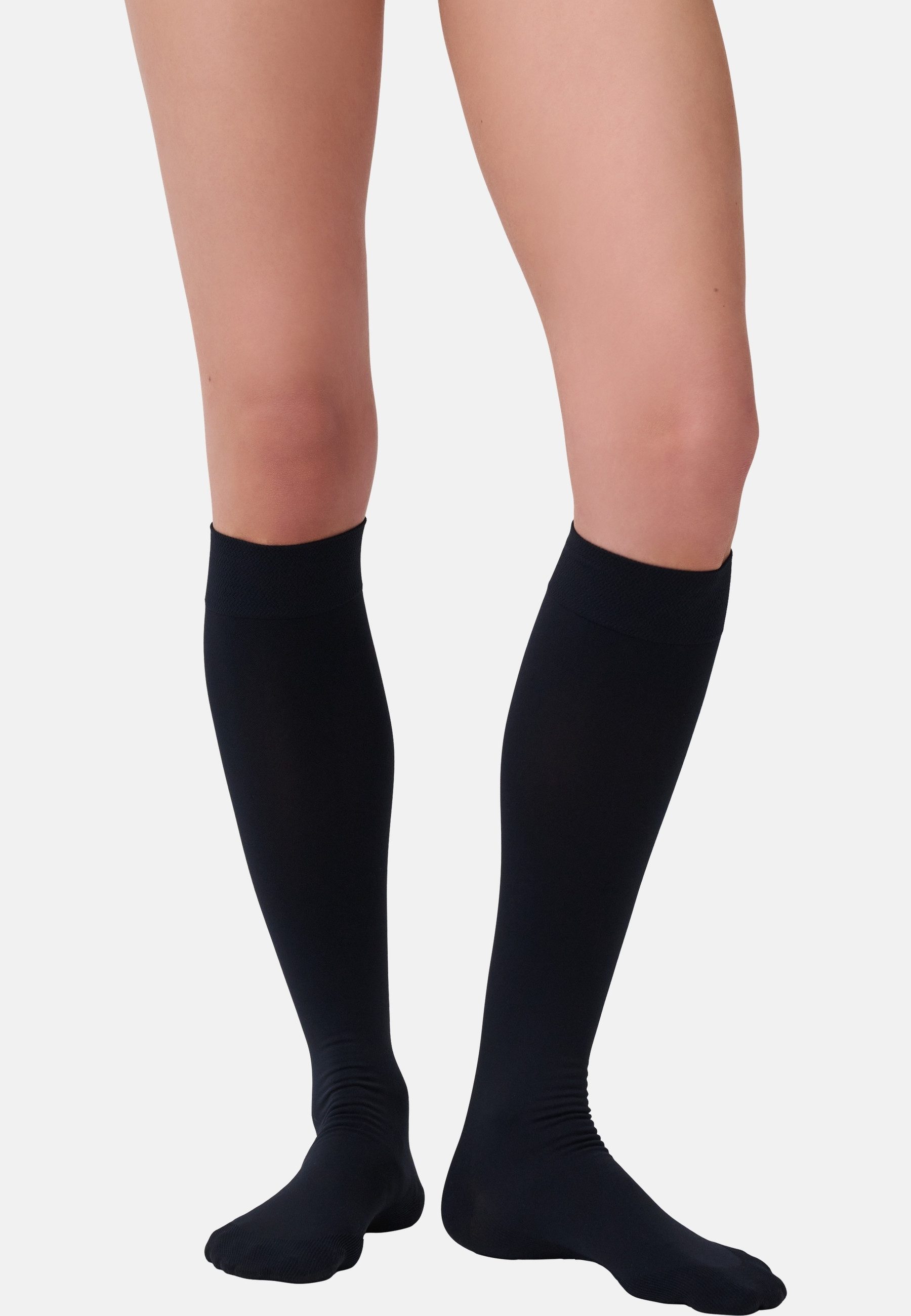 ITEM m6 Kniestrümpfe KNEE-HIGH OPAQUE CONSCIOUS Hightech-Kompression, breiter Bund, hautfreundlich, Garn-Mix