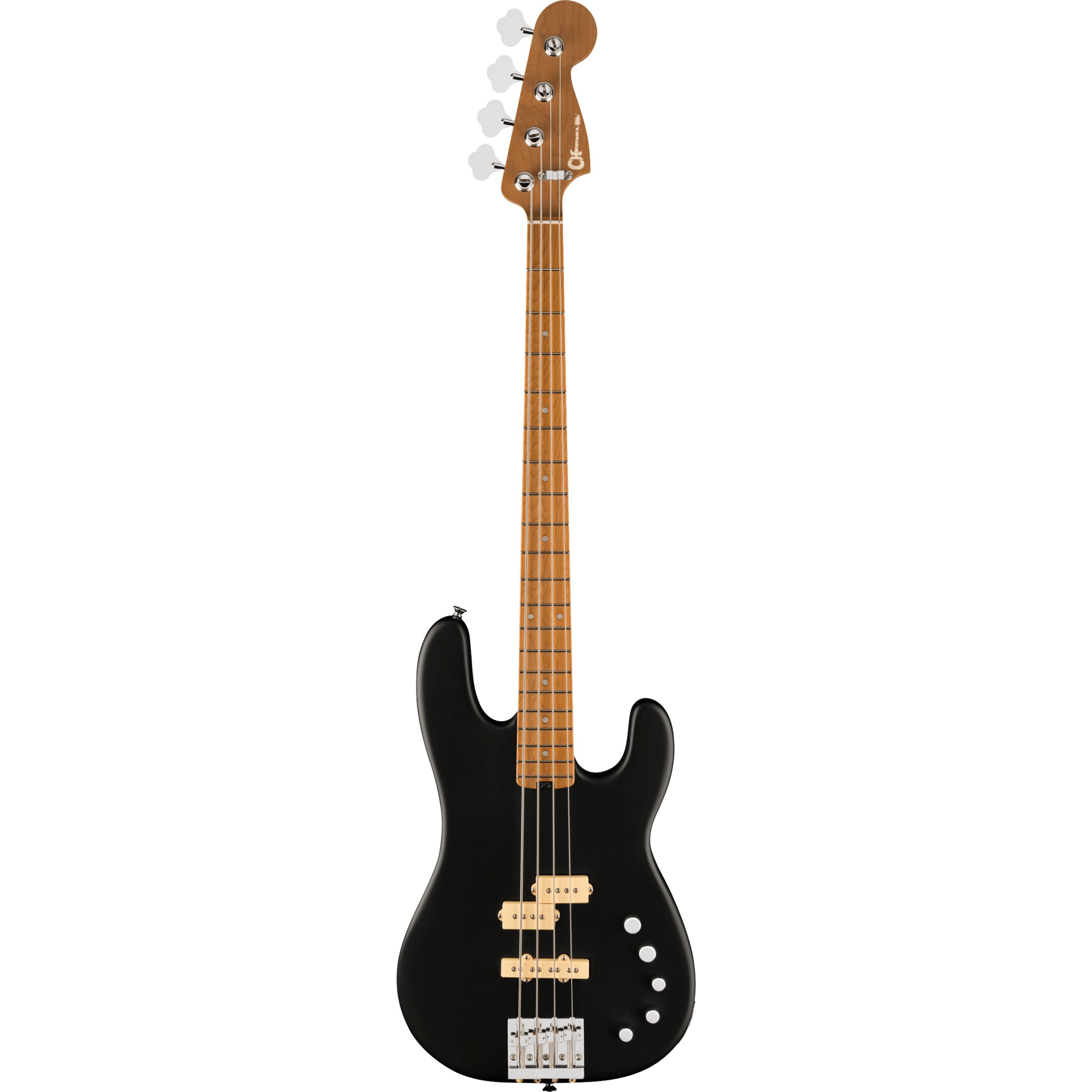 Charvel E-Bass, E-Bässe, 4-Saiter E-Bässe, Pro-Mod San Dimas Bass PJ IV Satin Black - E-Bass
