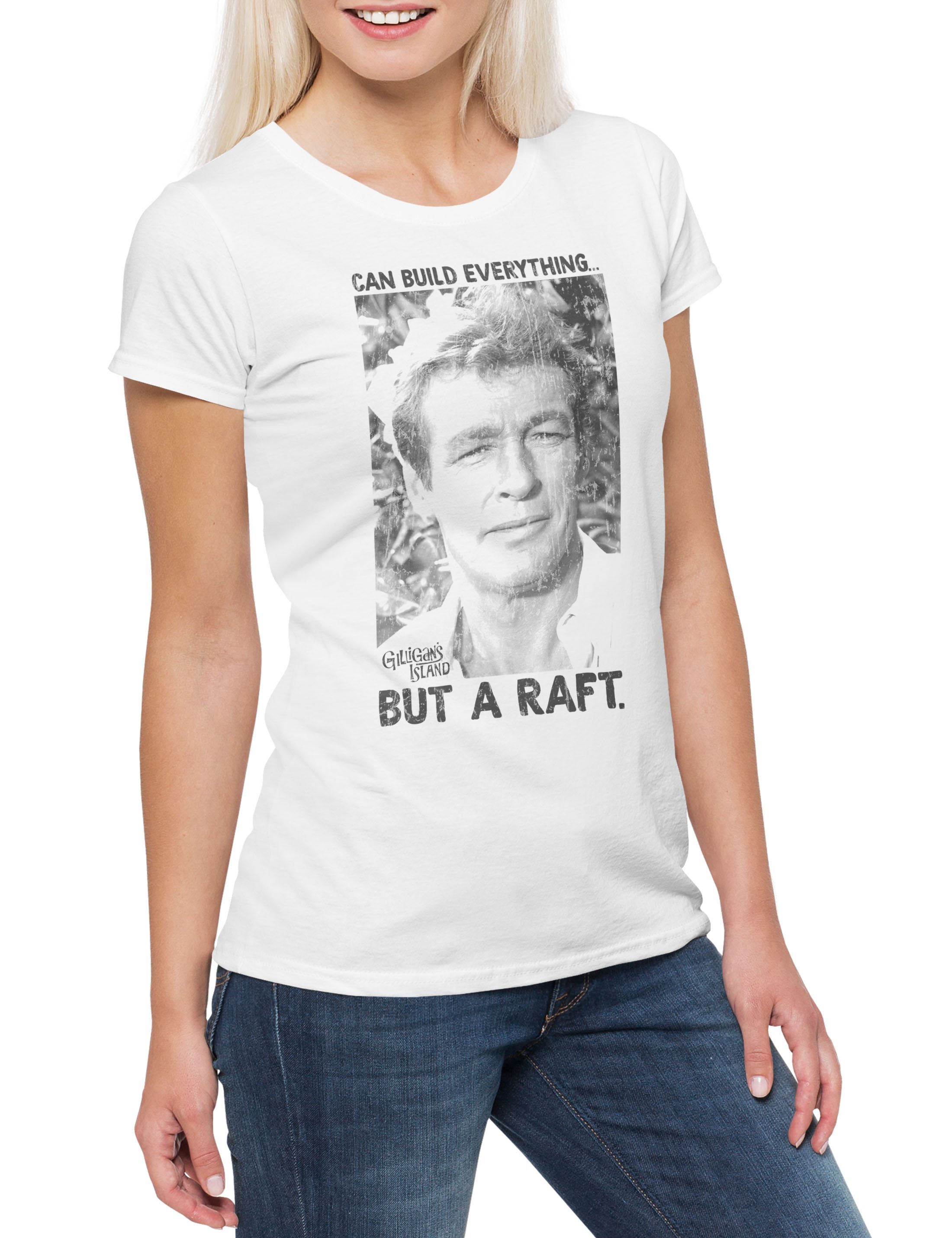 Print-Shirt Everything But A Raft Damen T-Shirt Gilligan's Retro Series Island