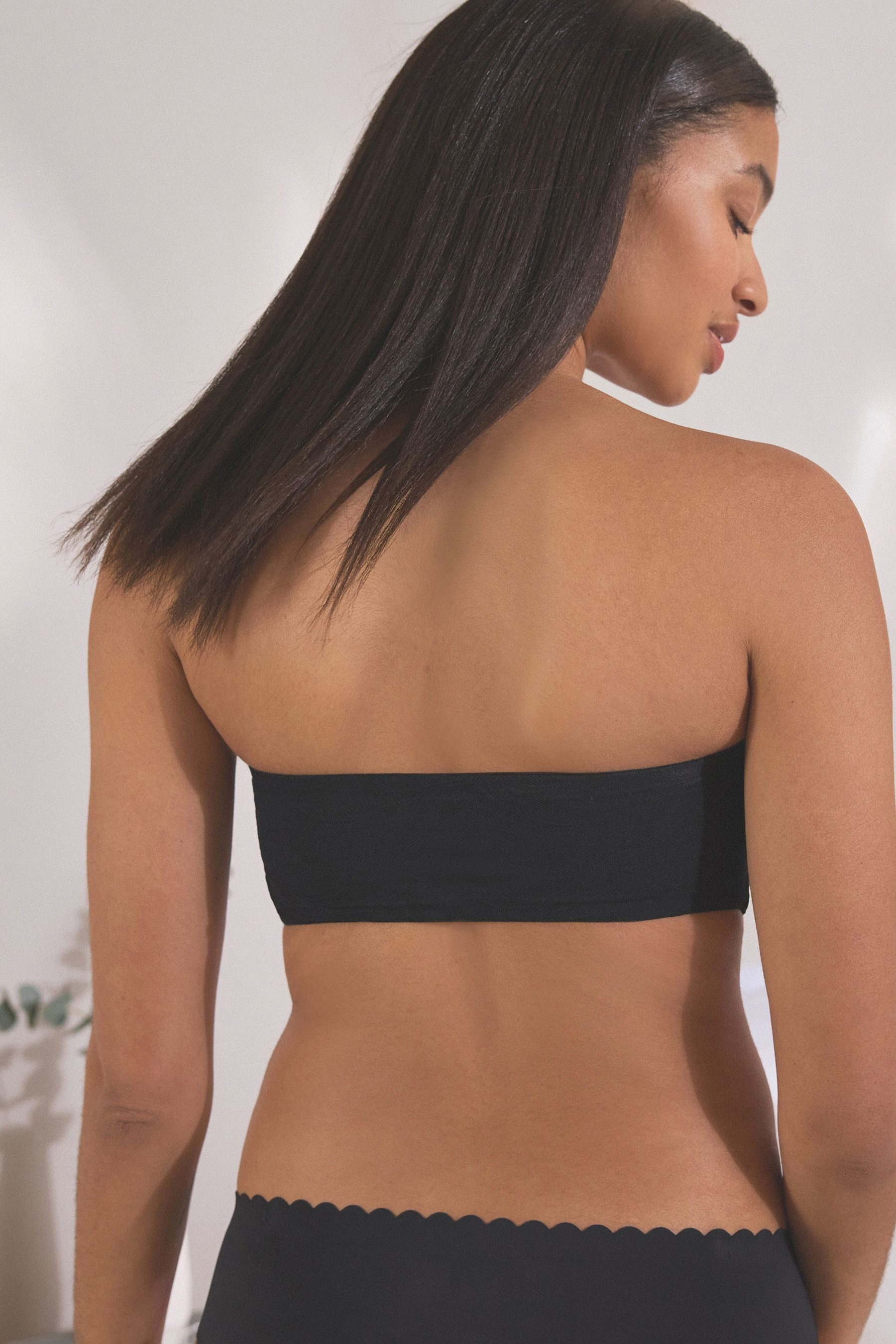 Next Bandeau-BH Bandeau-BH mit durchgehender Spitze und Bogenkante (1-tlg)