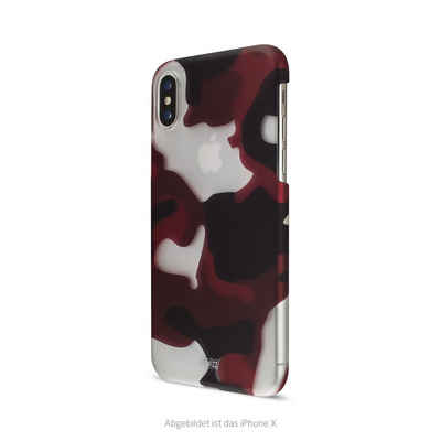 Artwizz Backcover Camouflage Clip for iPhone Xs Max, red