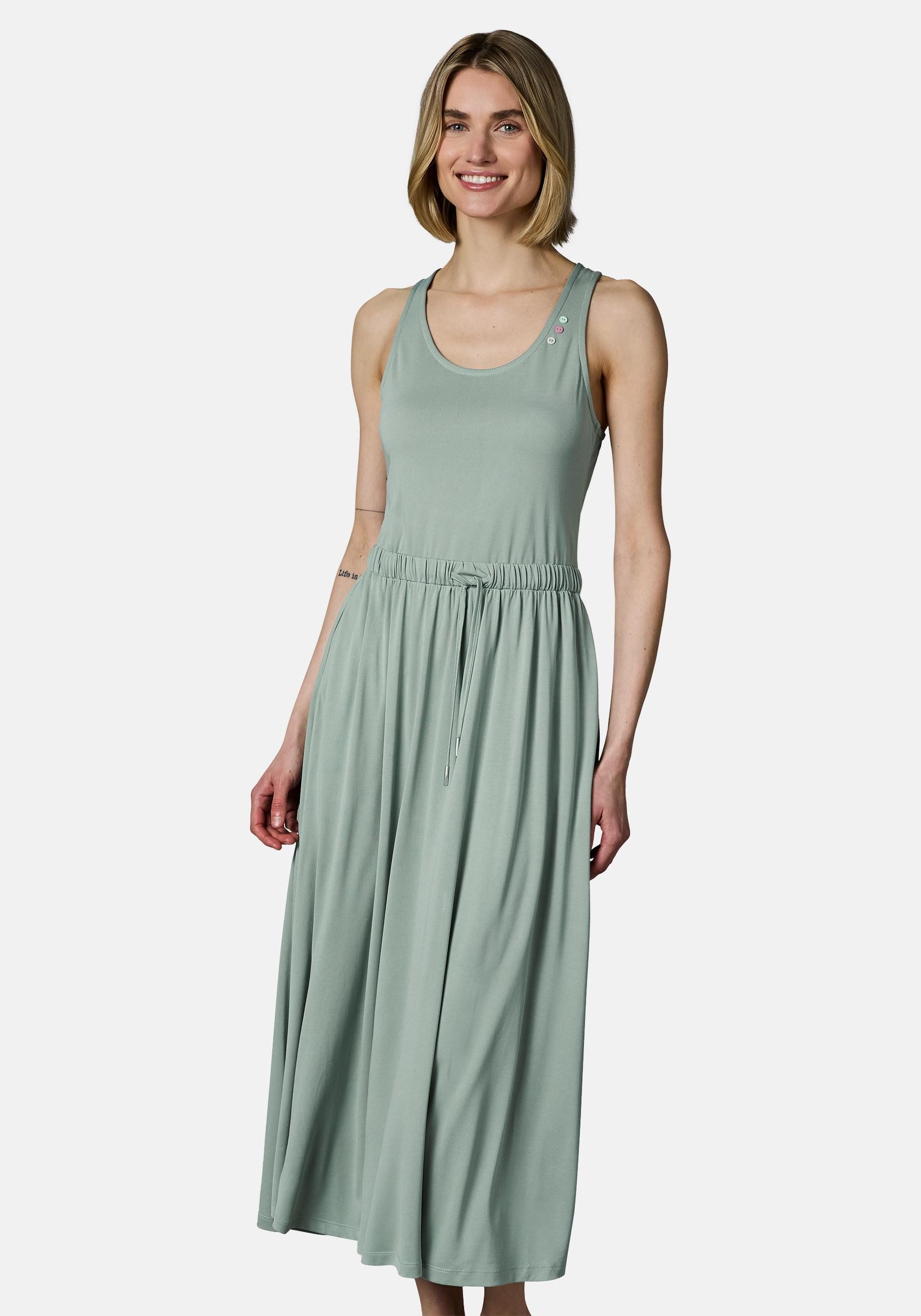 Ragwear Shirtkleid Mauglia YOUMODO Sommerkleid mit Trägern und Taillenzugband