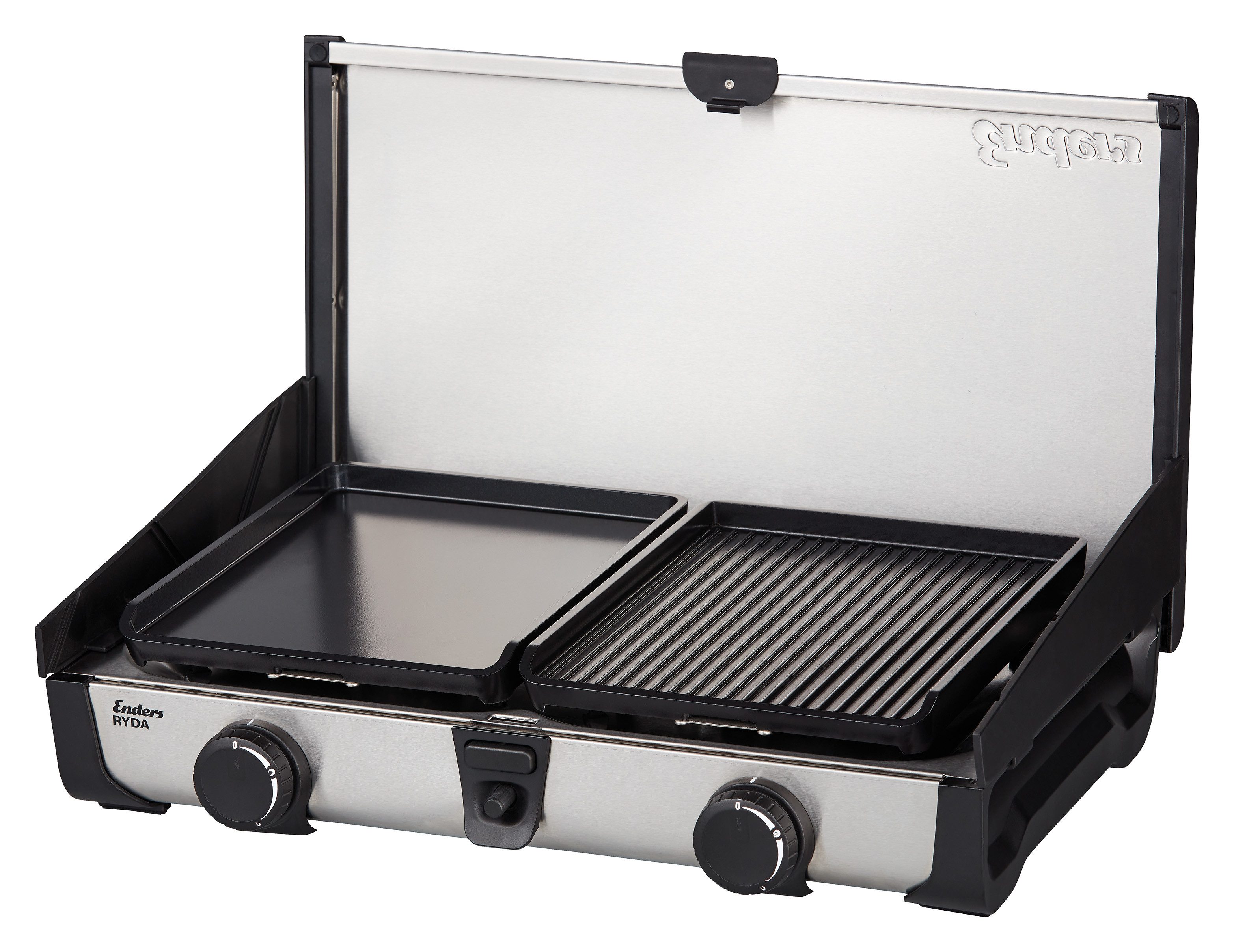 Enders® Gaskocher Ryda 2Z GP, Campingkocher mit 2 leistungsstarken Brennern