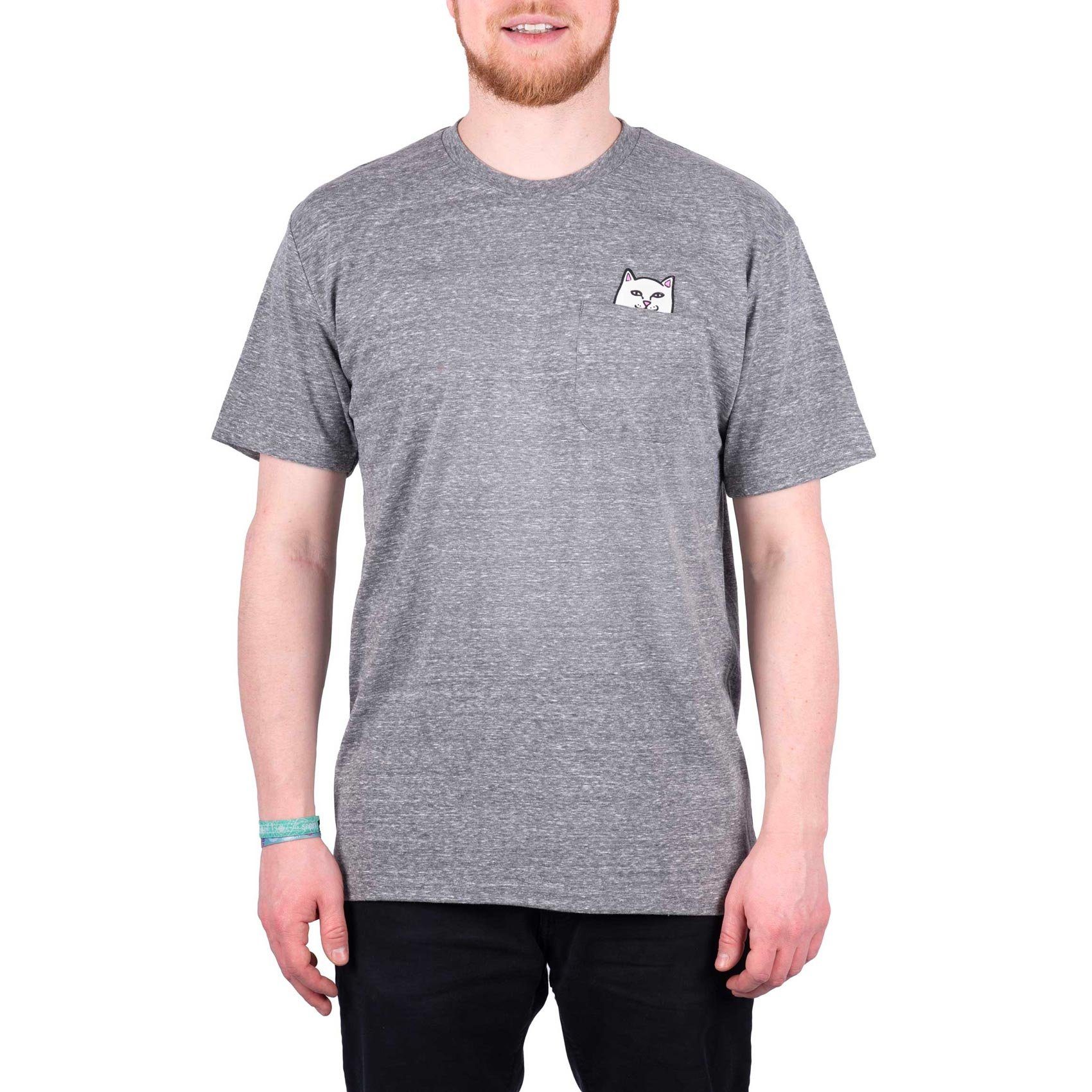 RIPNDIP T-Shirt Lord athletic Pocket grey - Nermal