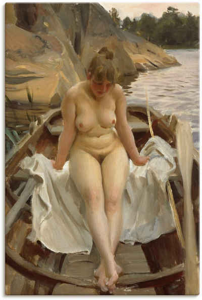 Artland Wandbild In Werners Ruderboot, Erotische Bilder (1 St), als Leinwandbild, Poster in verschied. Größen