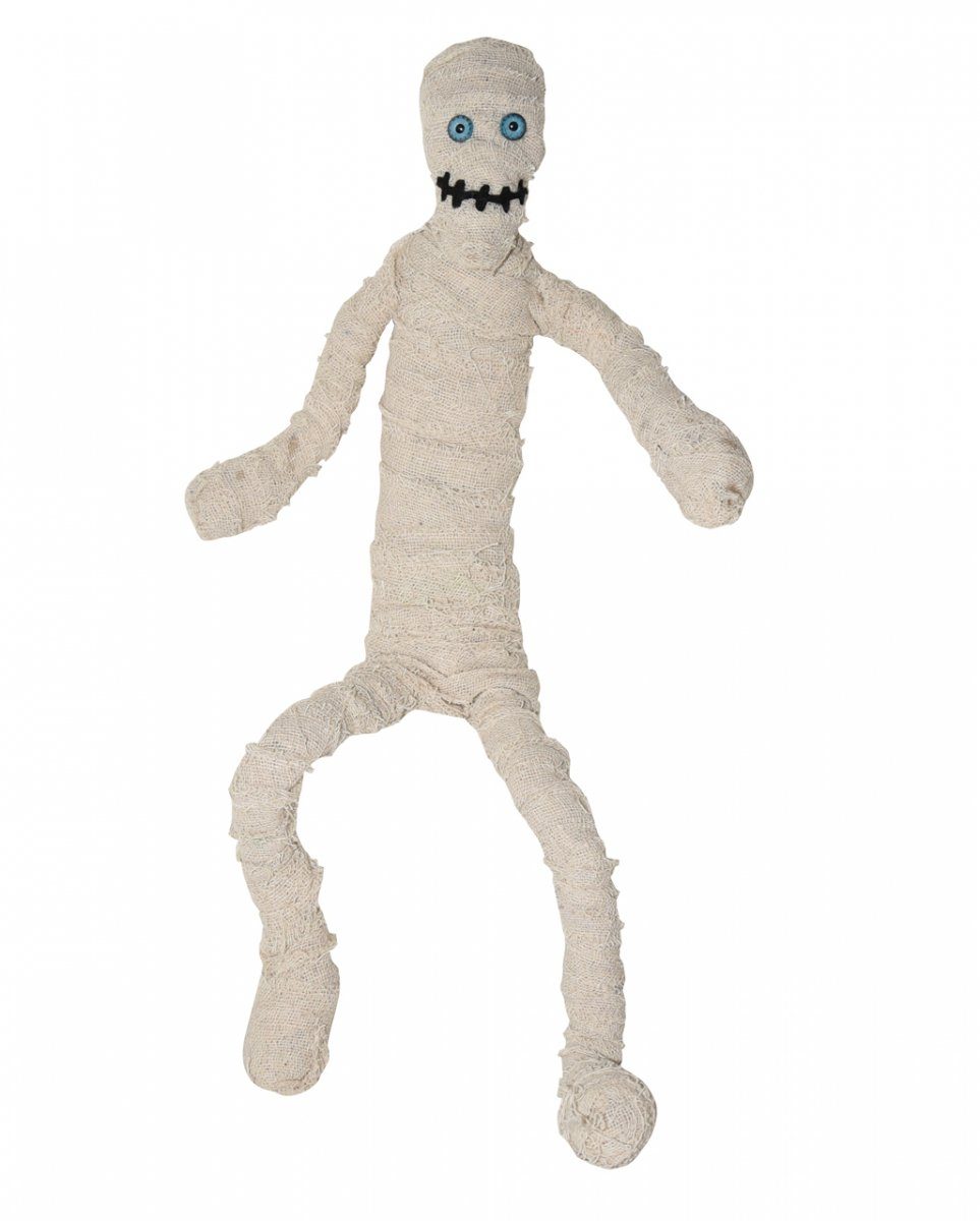 Horror-Shop Dekofigur Positionierbare Halloween Mumie als Tischdeko 44cm