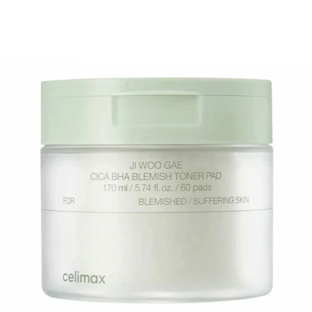 celimax Toner Celimax, Ji Woo Gae Cica BHA Blemish Toner Pad - 60 Pads