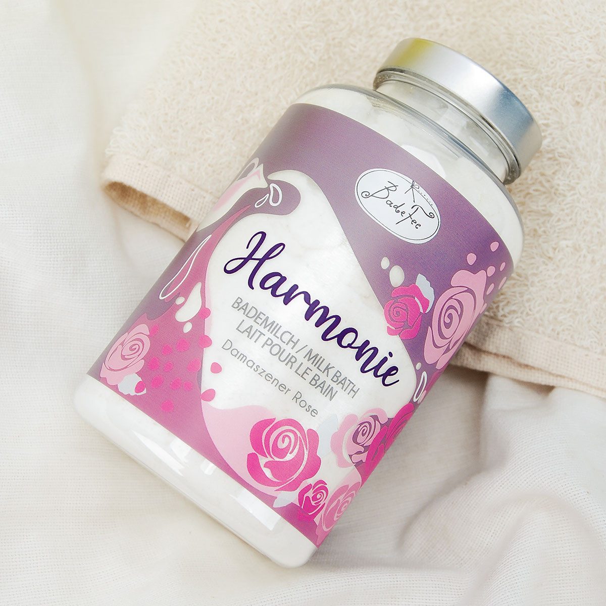 Badefee Badezusatz Harmonie, 1-tlg., Milchbad aus Molkepulver, Mandelöl und Meersalz 370 g