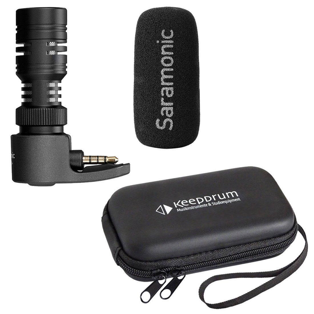 Mikrofon Saramonic Smartmic+ Smartphone-Mikrofon + Tasche