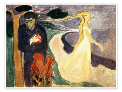 Posterlounge Poster Edvard Munch, Loslösung, Malerei
