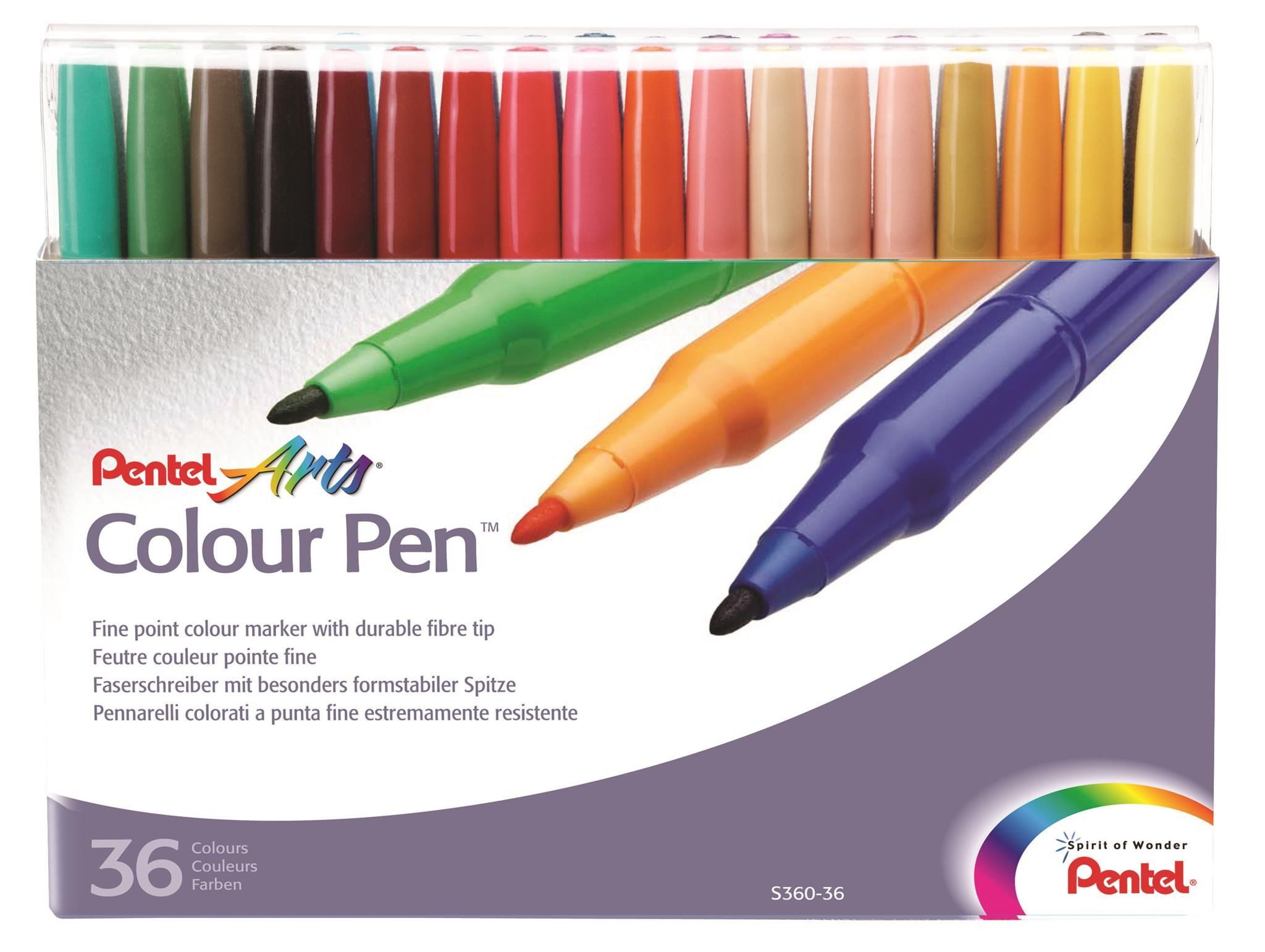PENTEL Malstift Pentel Faserschreiber Colour Pen 0,6mm