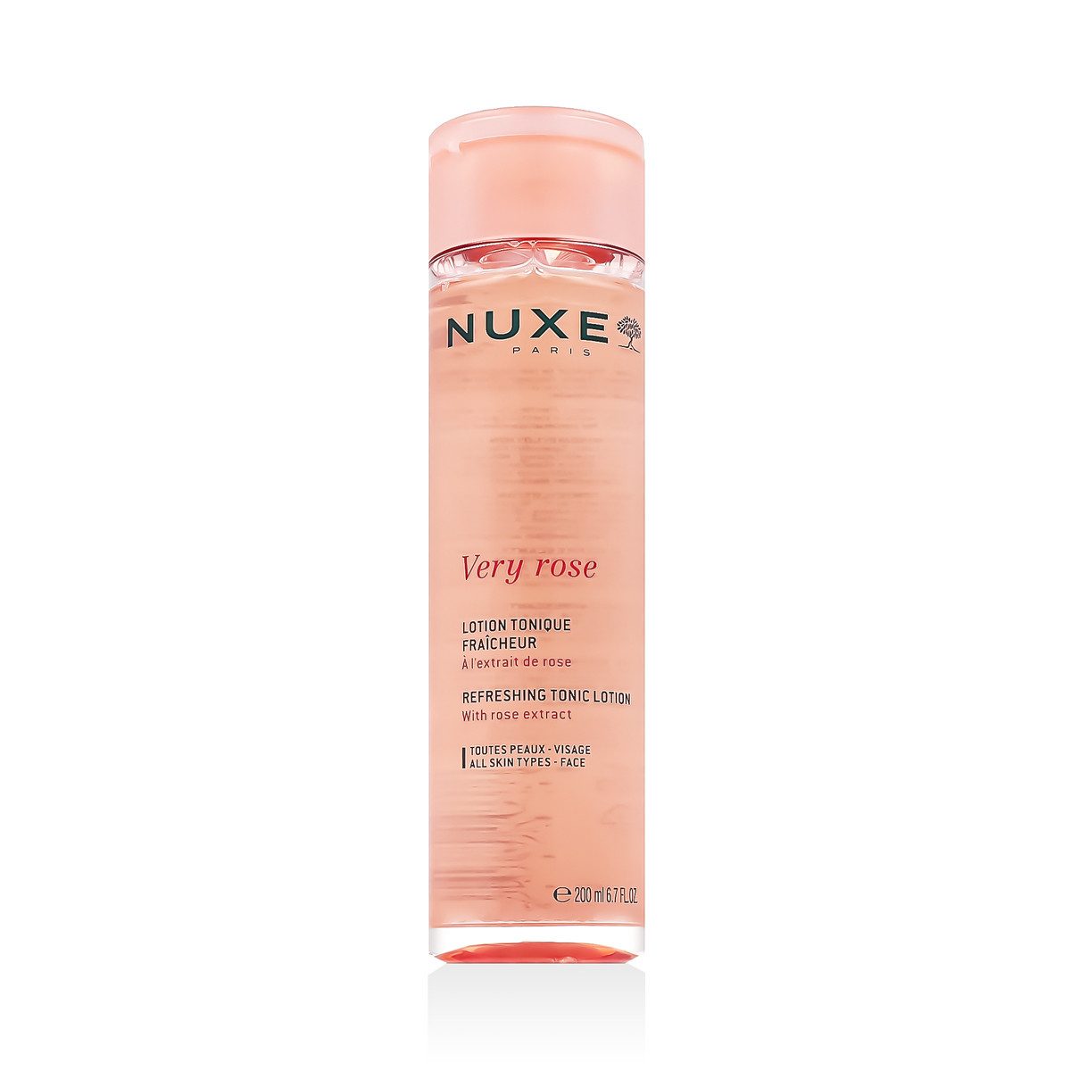 Nuxe Paris 2-in-1 Gesichtswasser und Peeling Very Rose