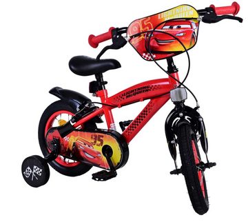 Volare Kinderfahrrad Disney Cars - Jungen - 12, 14 oder 16 Zoll - Rot - Zwei Handbremsen