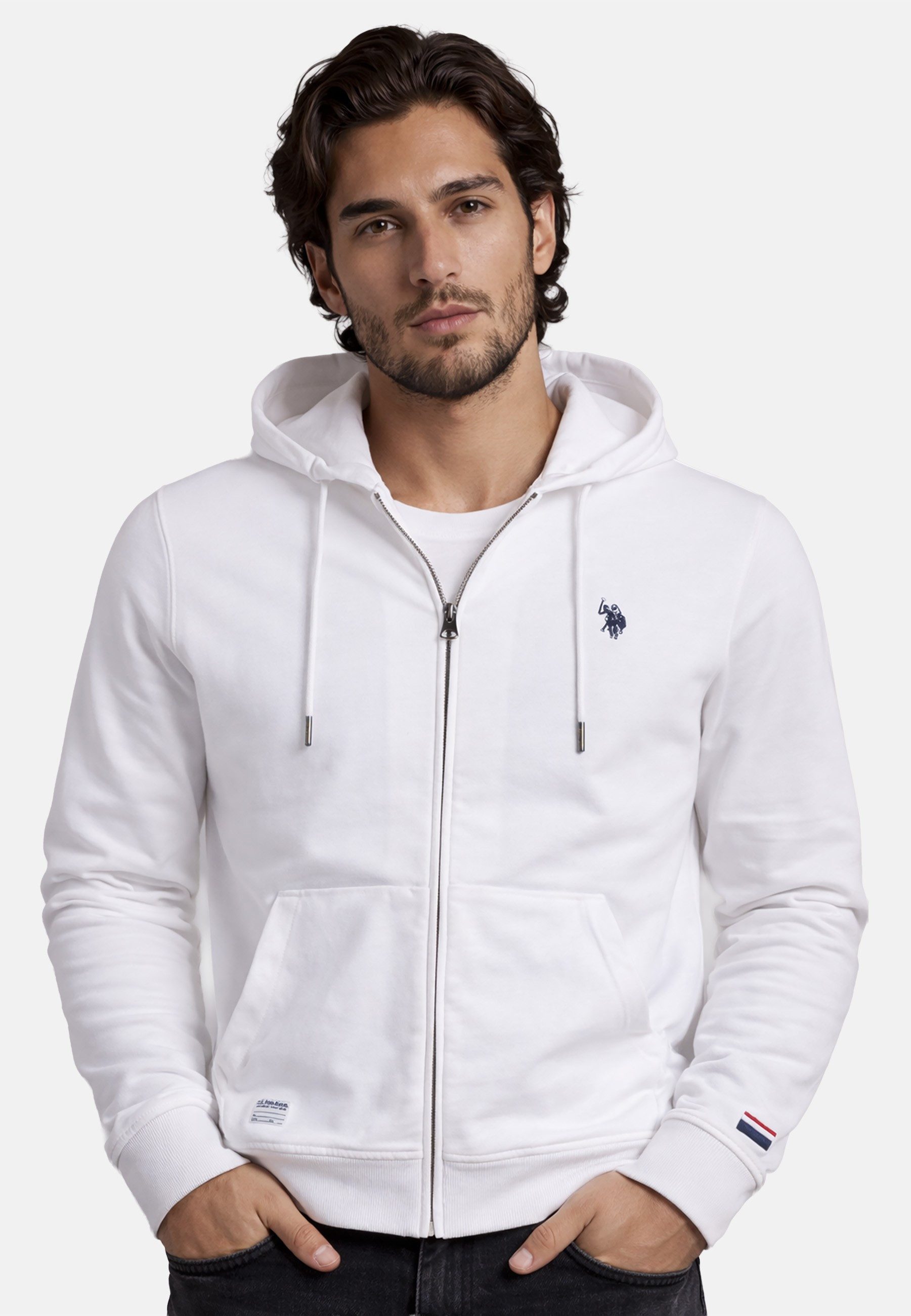 U.S. Polo Assn. Sweatjacke USAuustin – Herren Hoodie mit Reißverschluss Mit günstig online kaufen