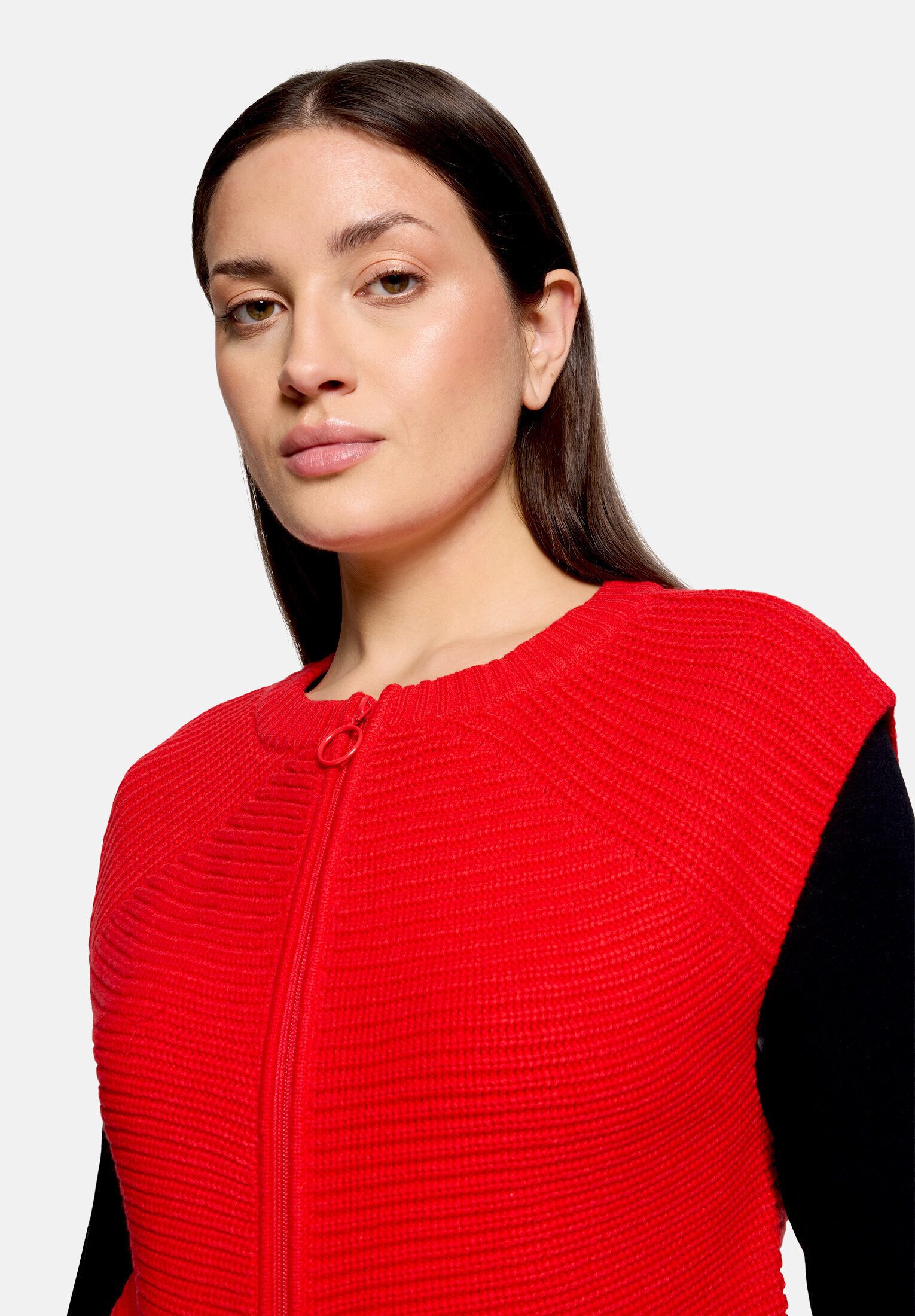 Betty Barclay Strickjacke Damen ohne Arm (1-tlg)