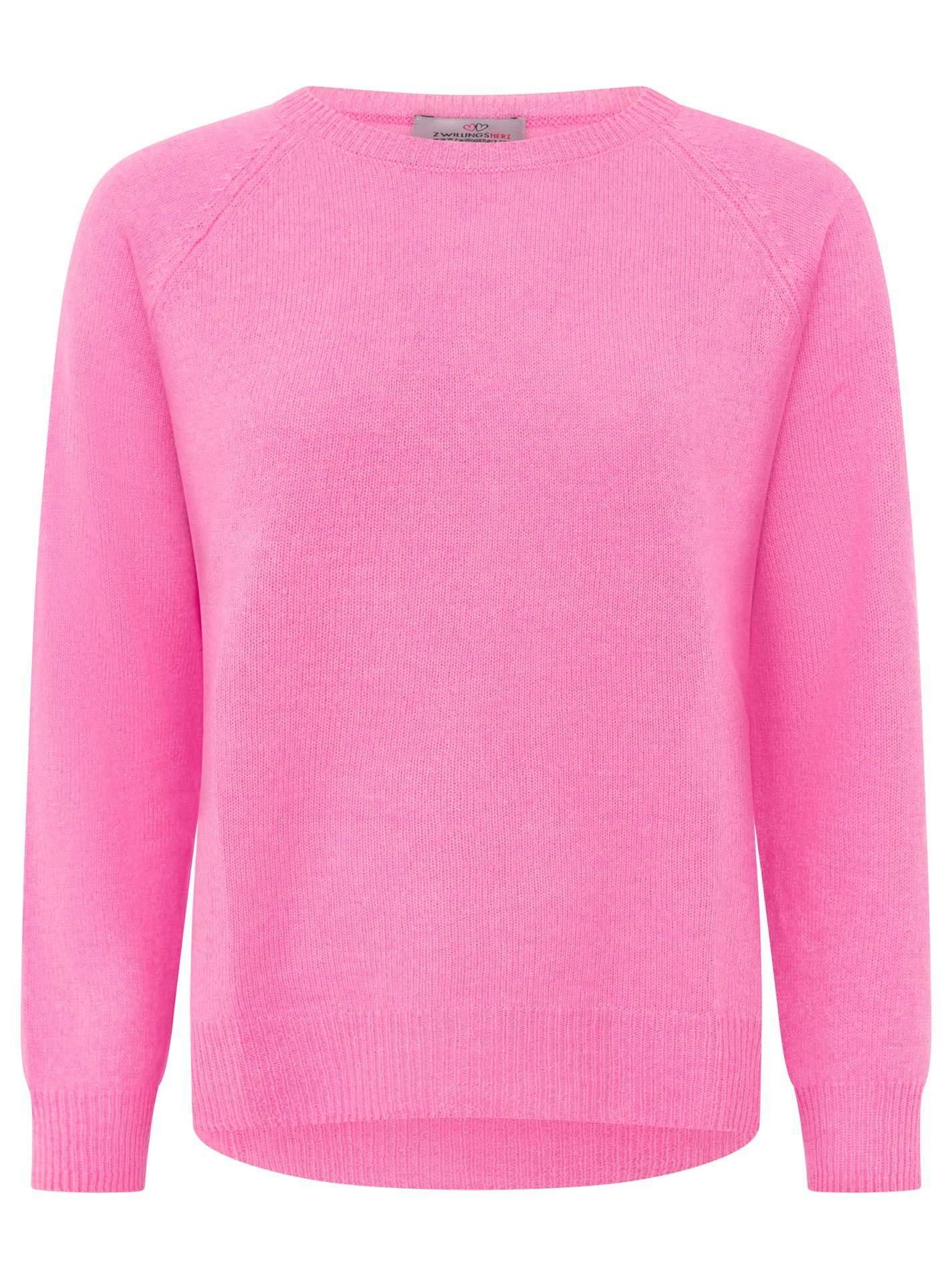 Zwillingsherz Kaschmirpullover 100% Kaschmir Rundhalspullover