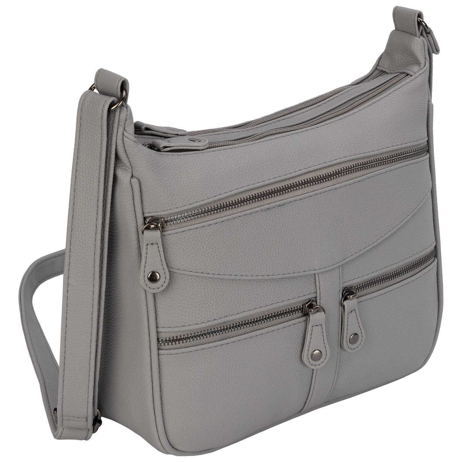 EAAKIE Umhängetasche Damen Tasche Schultertasche Umhängetasche Leder Optik Handtasche, als Schultertasche, Umhängetasche tragbar