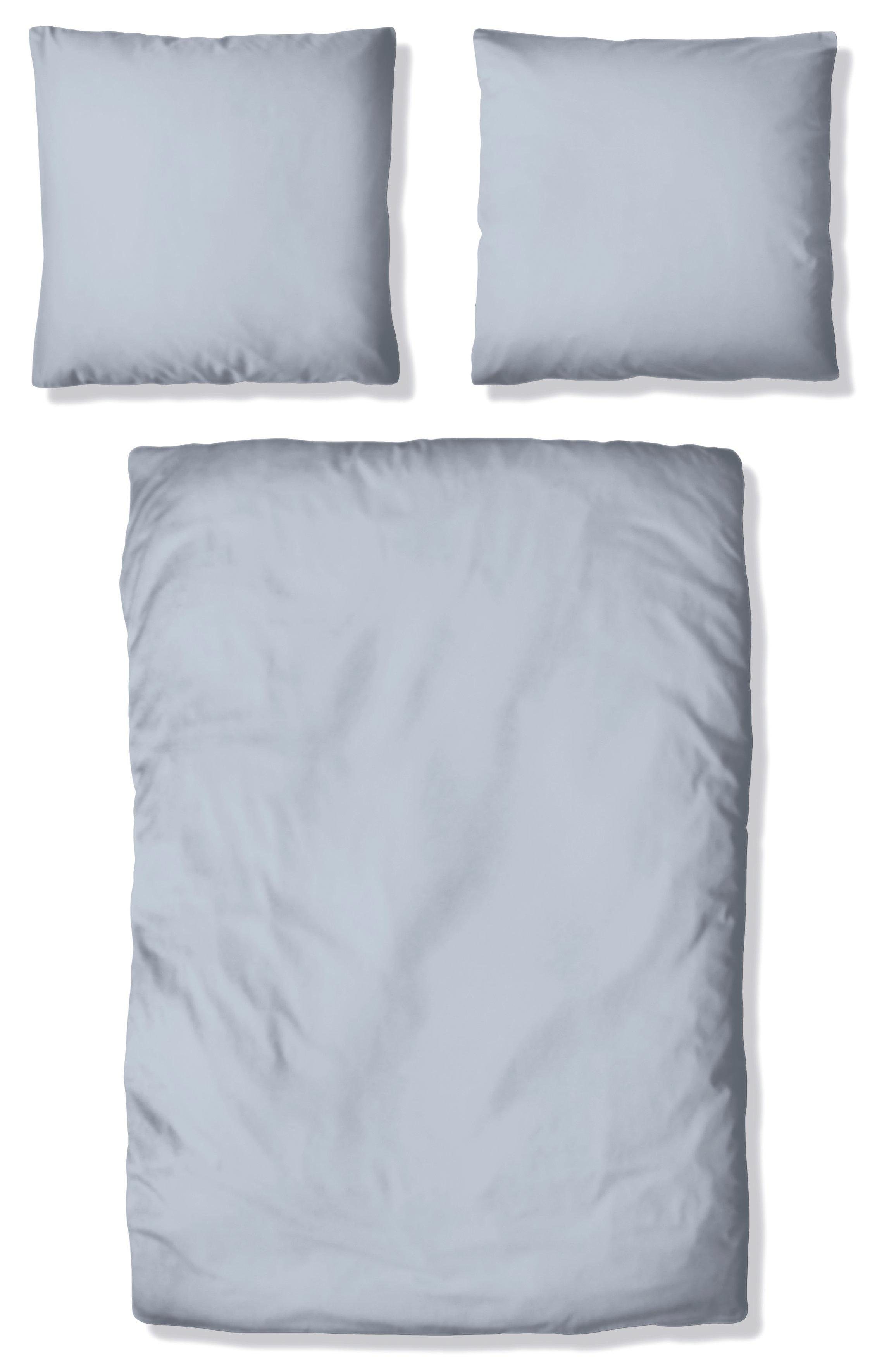 OTTO home Bettwäsche Mila in verschiedenen Premium Qualitäten, Biber (180g/m), 2 teilig, zeitlos elegante Uni Bettwäsche ab Gr. 135x200 cm – Bild 2 von 4