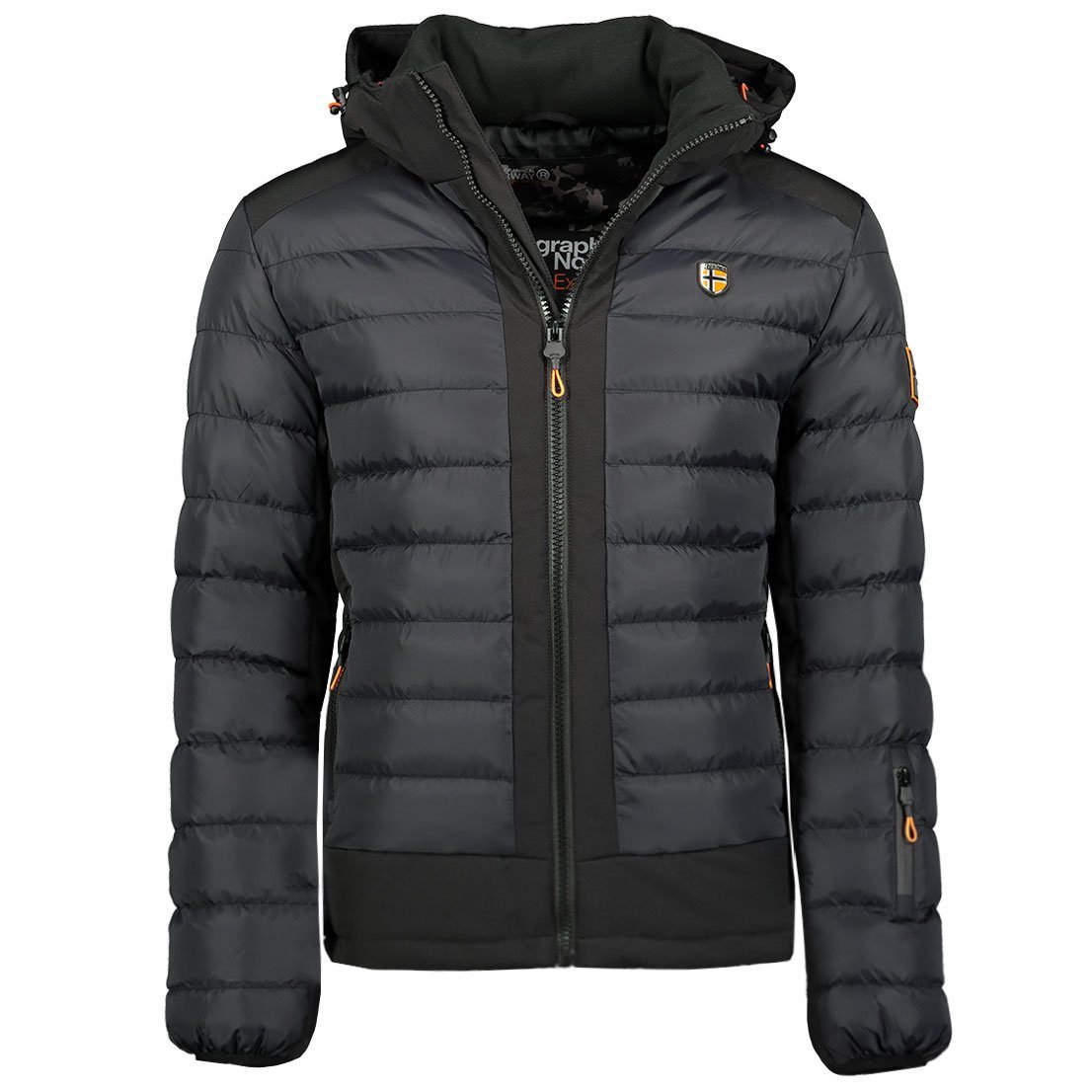 Geographical Norway Winterjacke AURELIEN (Warm Jacket Steppjacke, 1-St., Winter jacket Parka) Steppjacke Schwarz