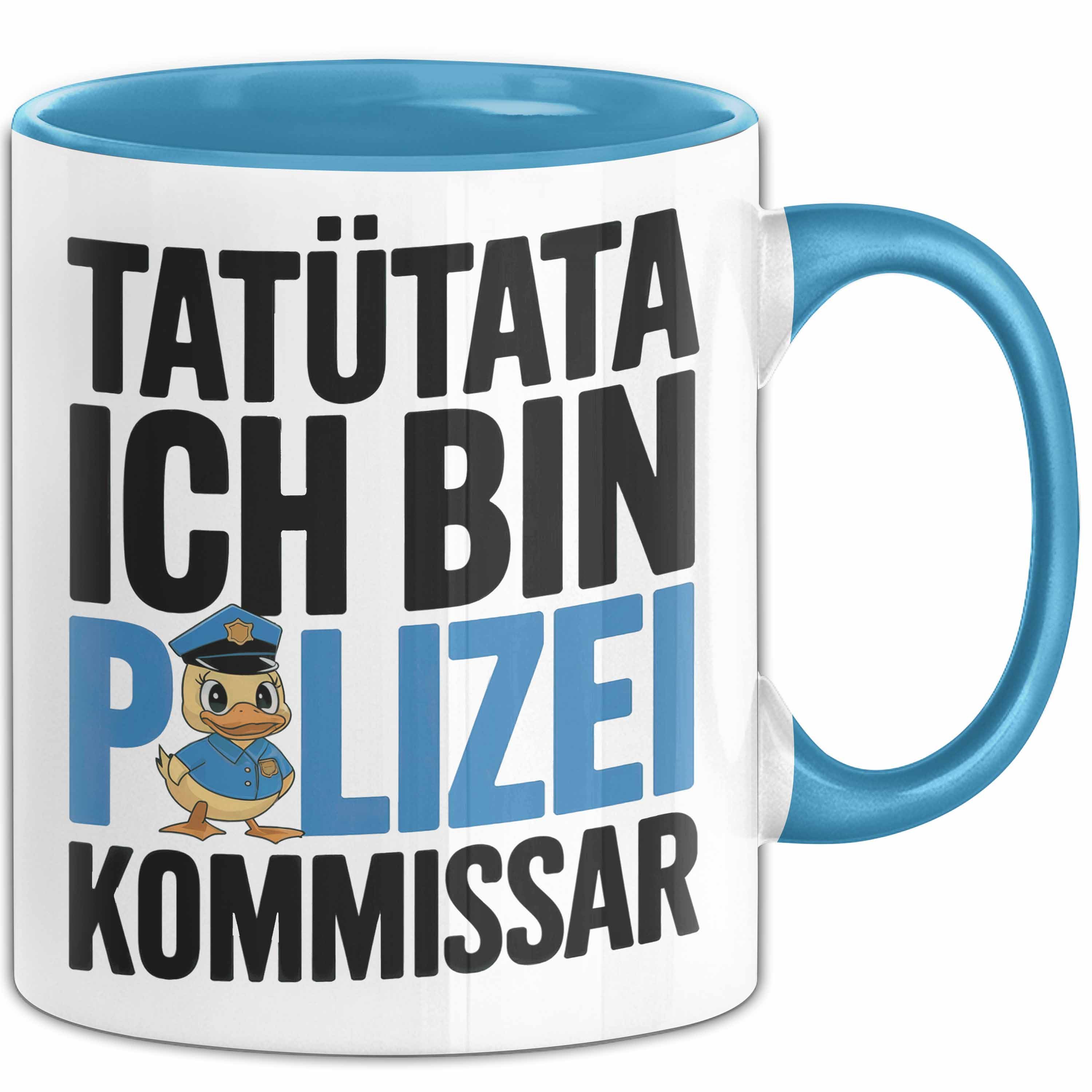 Tasse Polizisten Gummiente Tasse Geschenk Lustige Geschenkidee Spruch Tatüta
