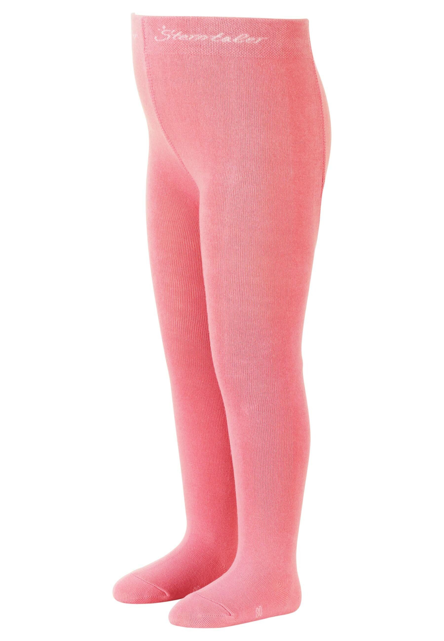 Sterntaler® Strumpfhose Strumpfhose uni (1 St) Krabbelstrumpfhose aus Baumwolle und Komfortbund – Bild 3 von 5
