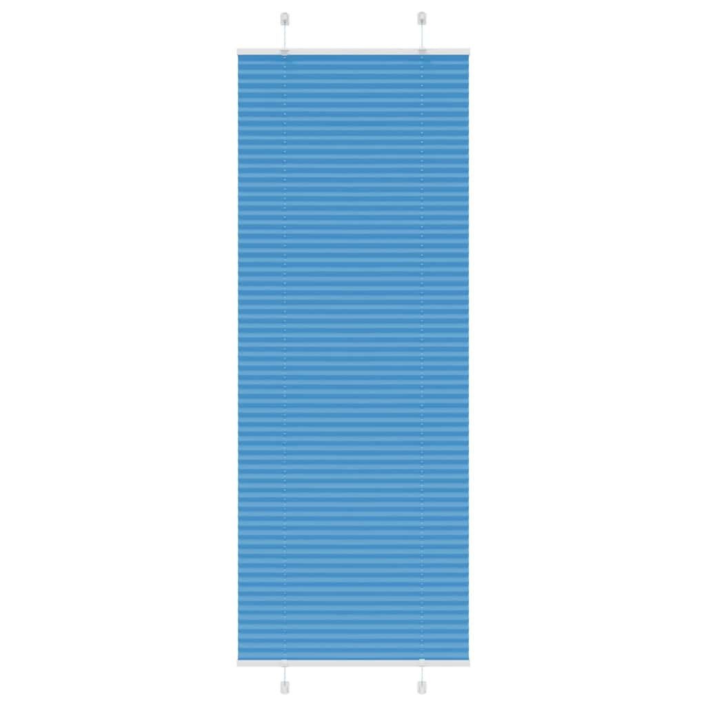 vidaXL Jalousie 70 x 200 cm Plissee Blau 70x200 cm Stoffbreite 69,4 cm Polyester