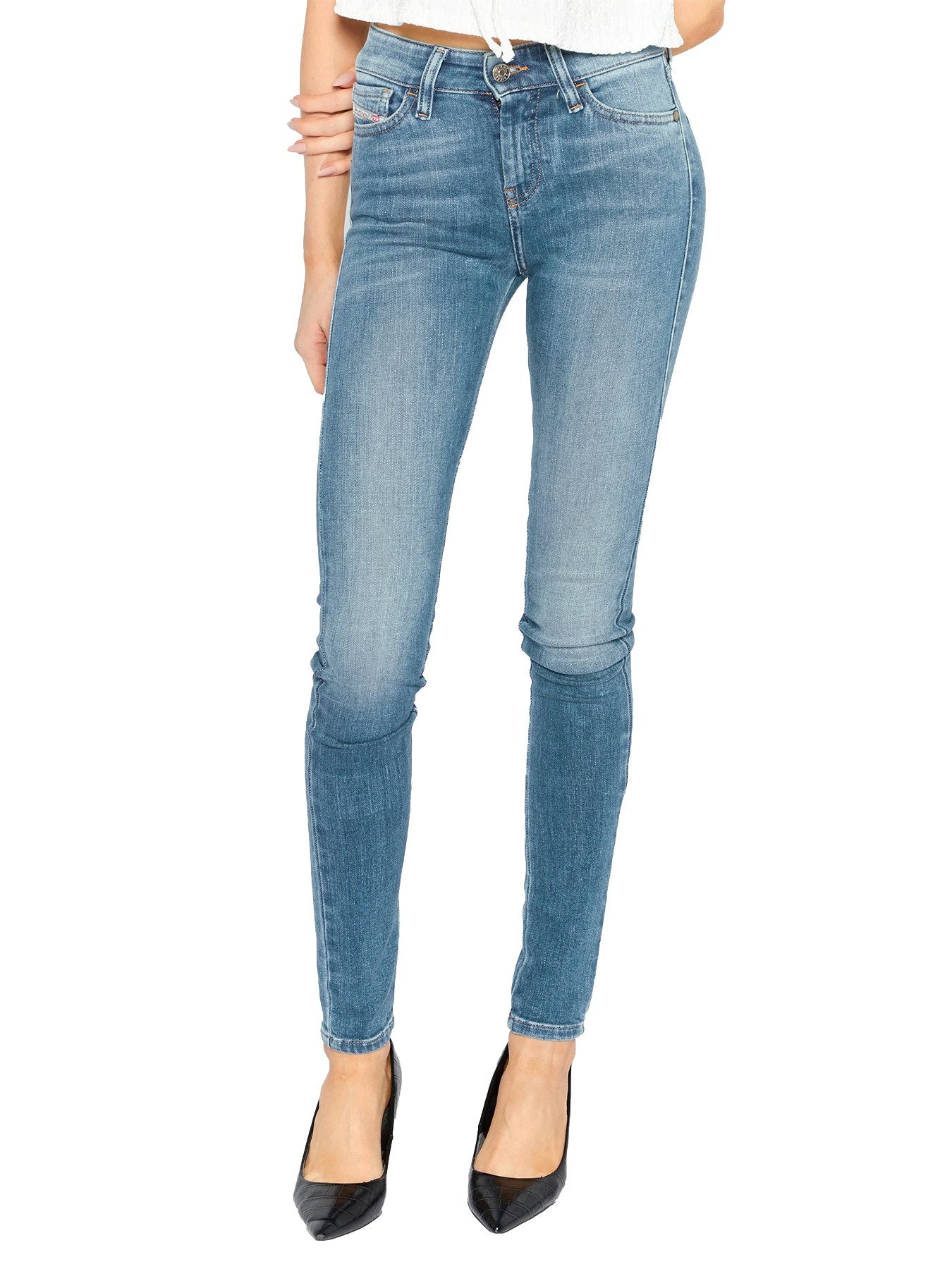 Diesel Skinny-fit-Jeans Supersoft & Superstretch - 2017 Slandy R09QS