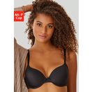 LASCANA Schalen-BH, T-Shirt-BH, Bügel-BH, Ela - perfect basic aus seidiger Microfaser, bequemer BH, große Größen