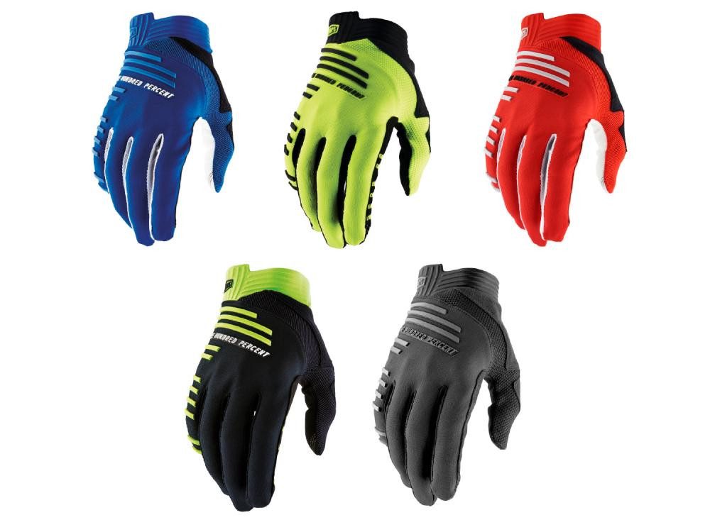 100% Fahrradhandschuhe 100% R-Core Gloves M Racer Red - Downhill-Handschuhe mit maximalem Gri