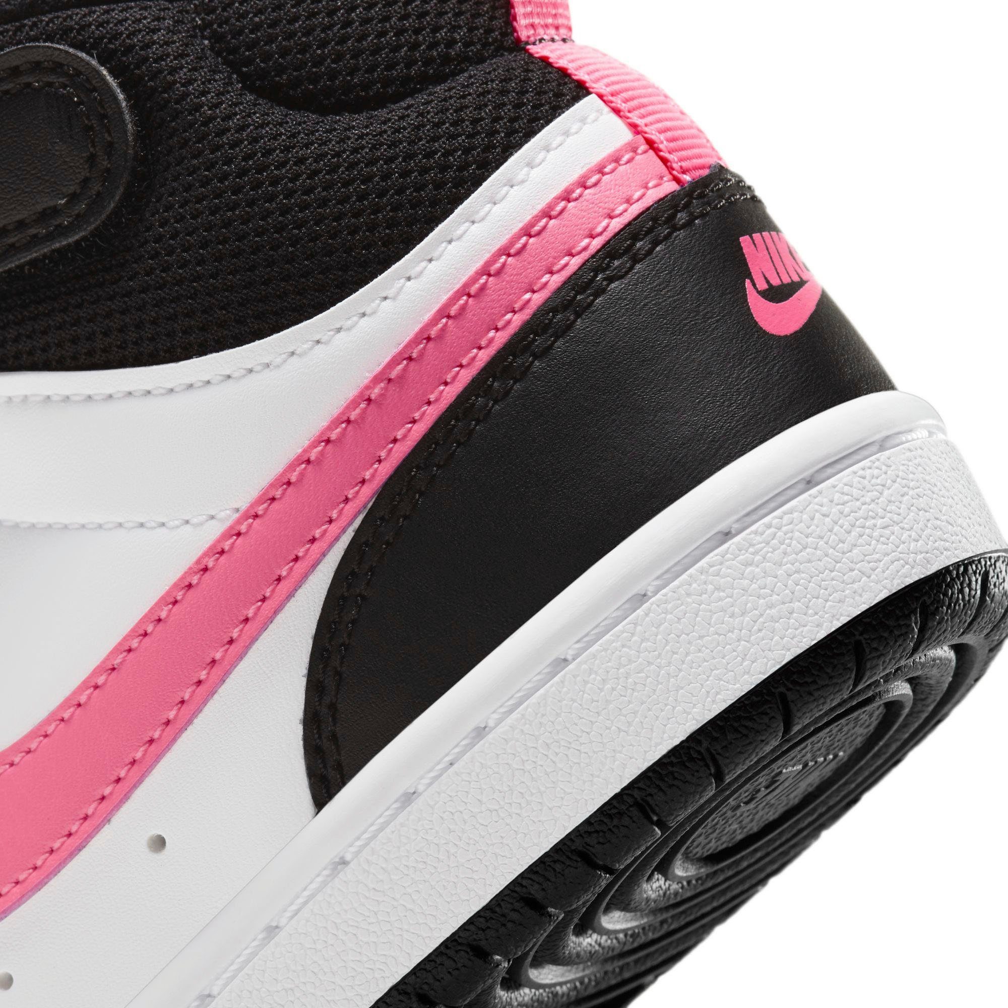 Nike Sportswear BOROUGH COURT 1 den 2 Spuren auf Sneaker MID schwarz des Air (PS) Design Force