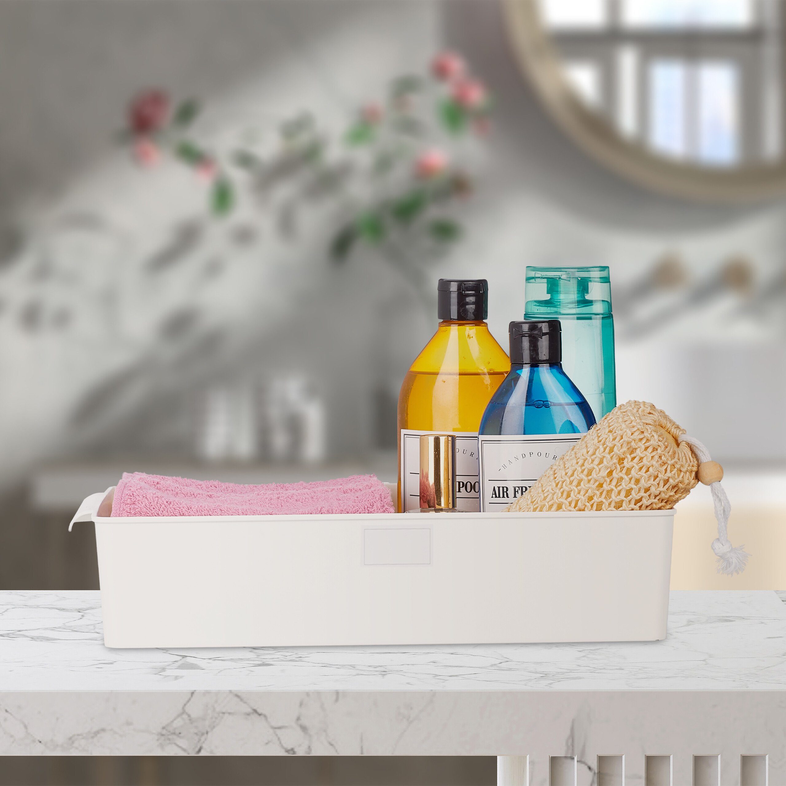 relaxdays Aufbewahrungsbox Flache Aufbewahrungsbox im 4er günstig online kaufen