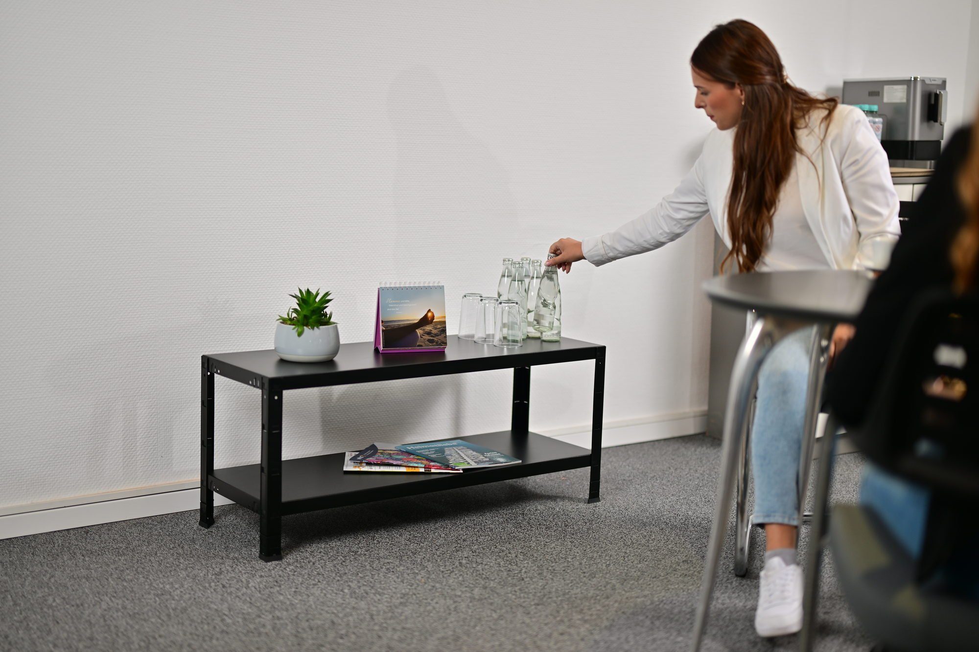 SCHULTE Regalwelt Steckregal mit 2 PowerMAX Fachböden, 65 kg Tragkraft, 43x100x35 cm (HxBxT)
