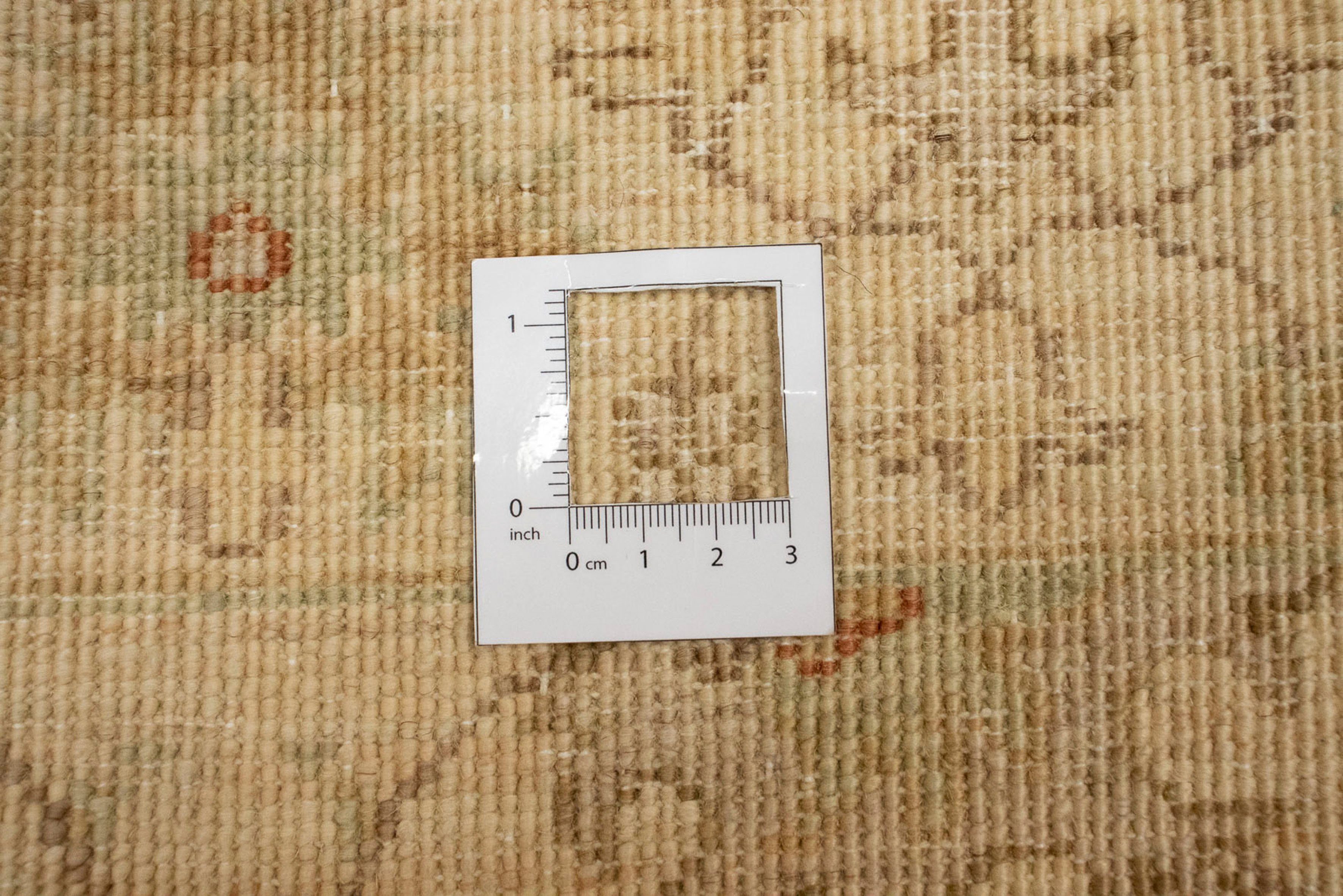 morgenland, 6 Ziegler mm, - Handgeknüpft, rechteckig, Zertifikat Orientteppich cm beige, - Einzelstück 90 mit Höhe: x 60 Wohnzimmer,
