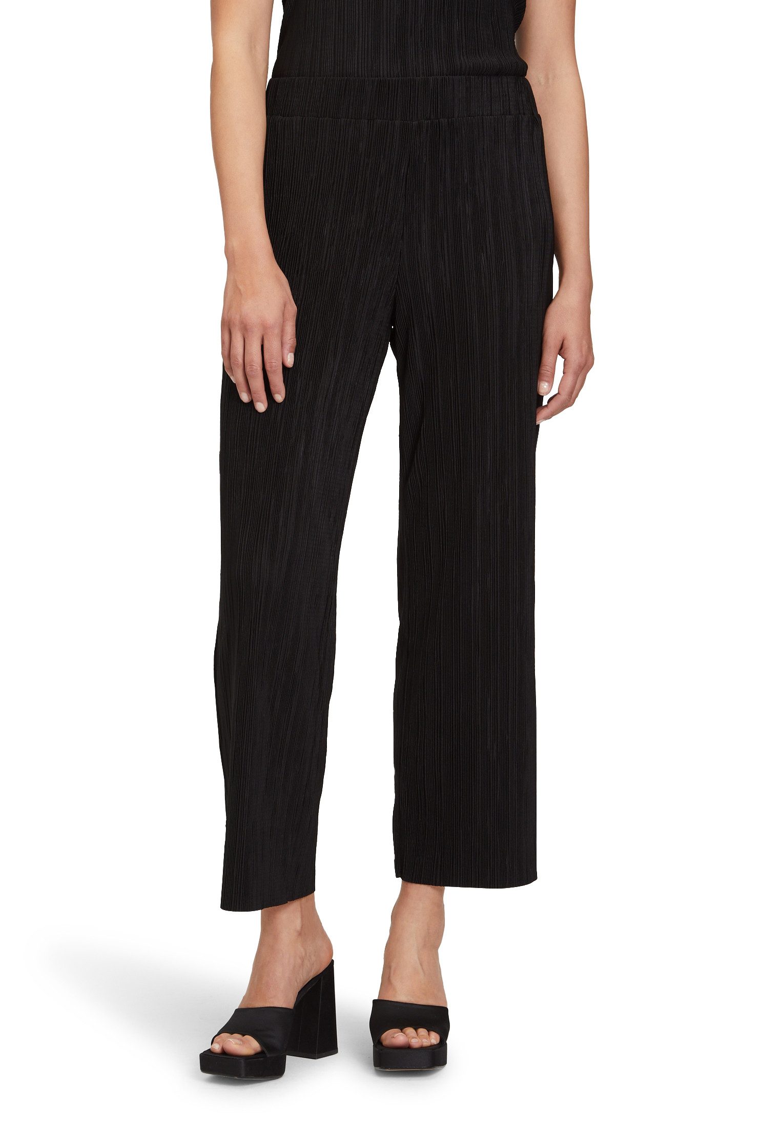 Stoffhose Cartoon Casual-Hose mit Plissee